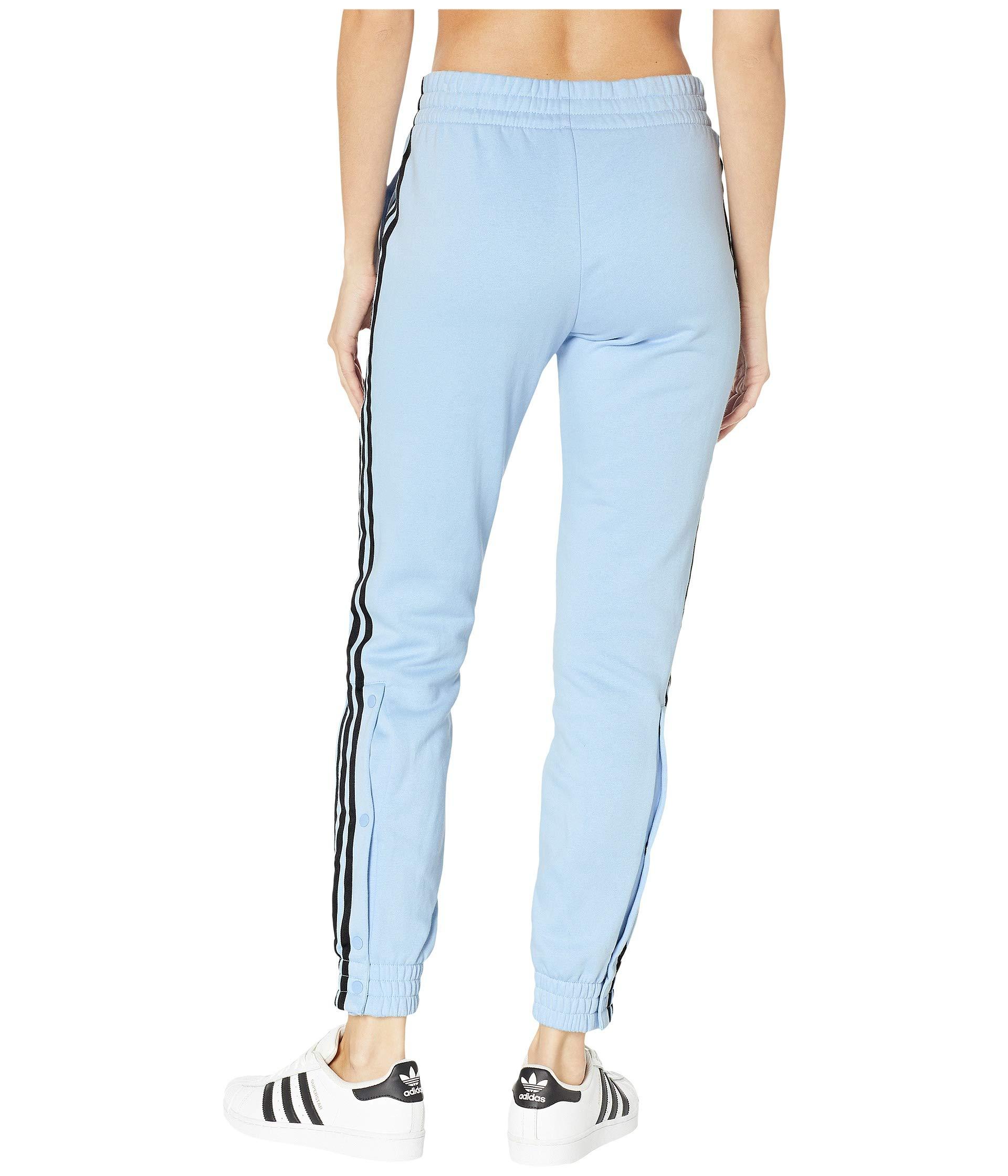 periwinkle adidas pants