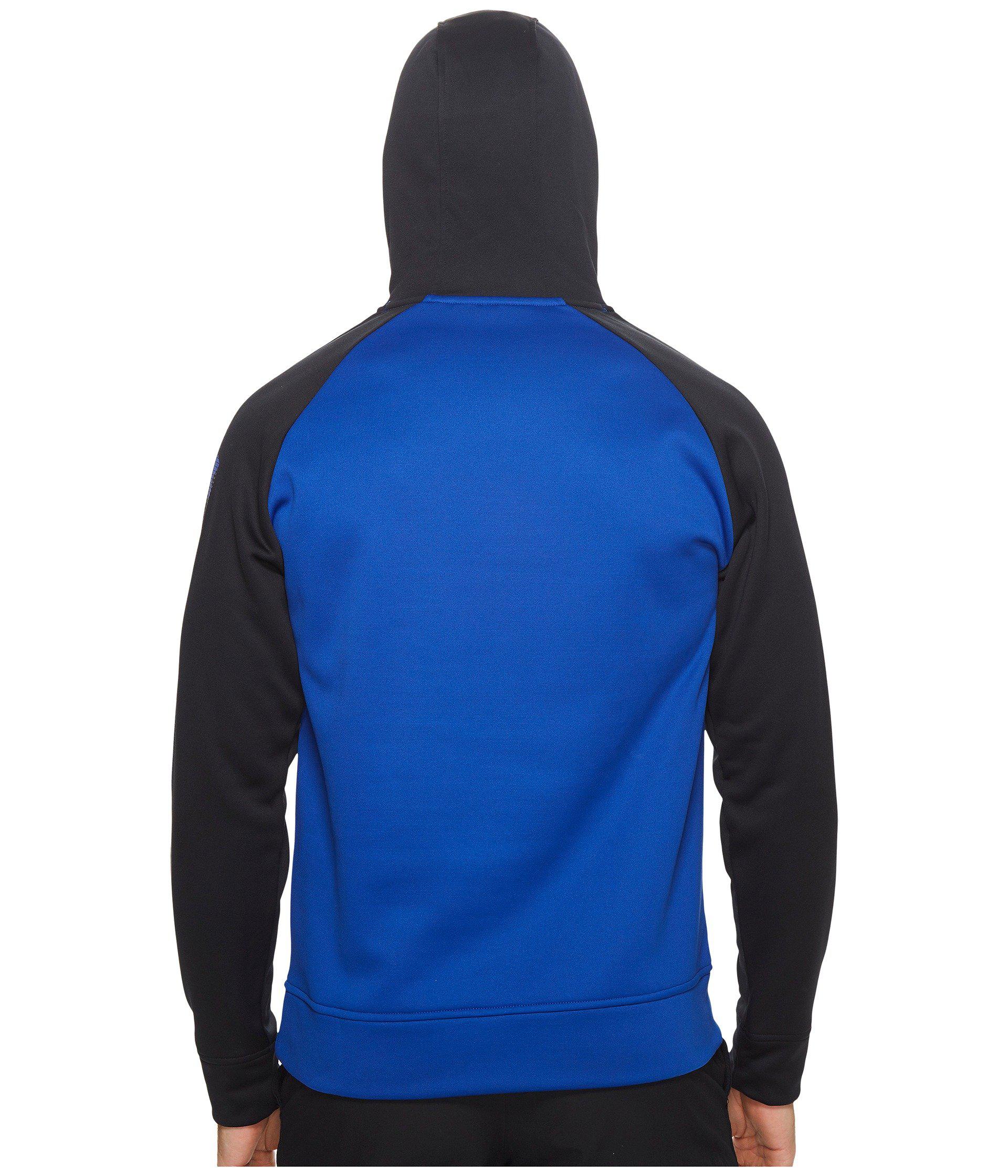 black and blue under armour hoodie