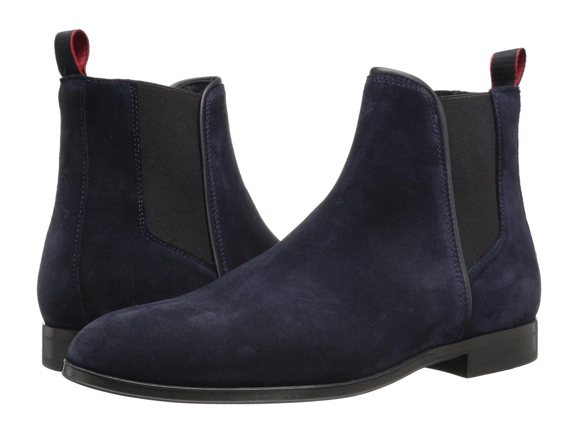 hugo boss dark blue boots