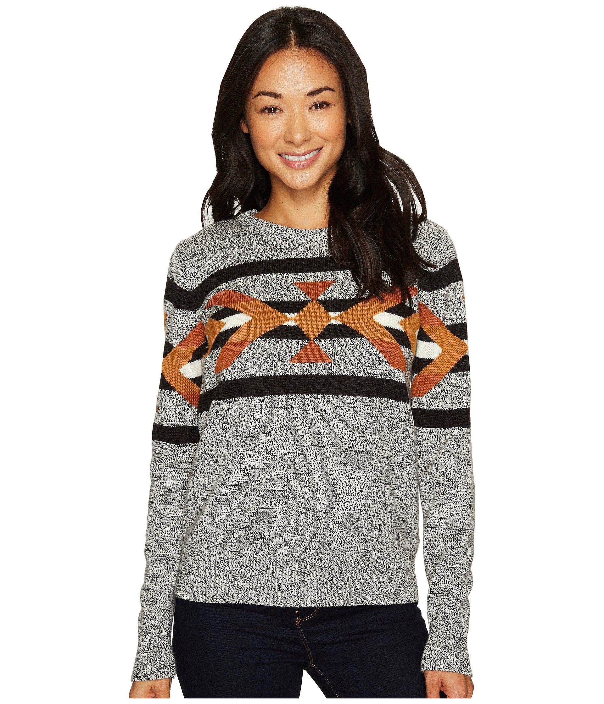 Pendleton Heritage Merino Pullover (natural Multi) Women's Sweater in Black Lyst
