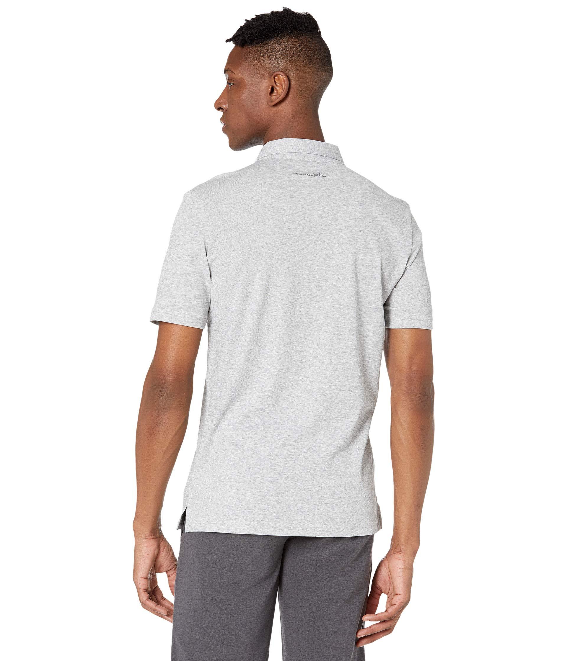 travis mathew grey polo