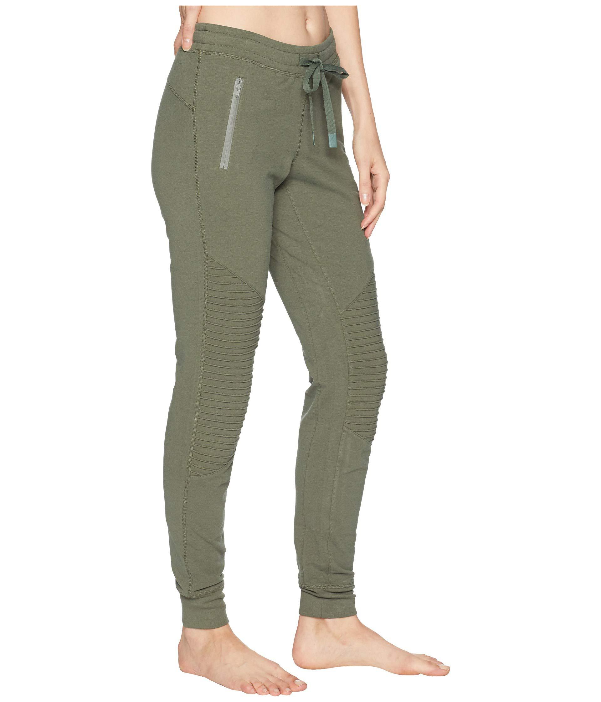 Alo Yoga Cotton Urban Moto Sweatpants 