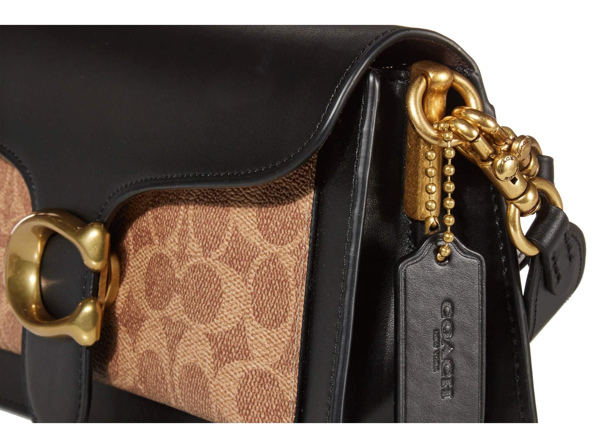 COACH Canvas Tabby Shoulder Bag 26 in Tan (Black) Lyst