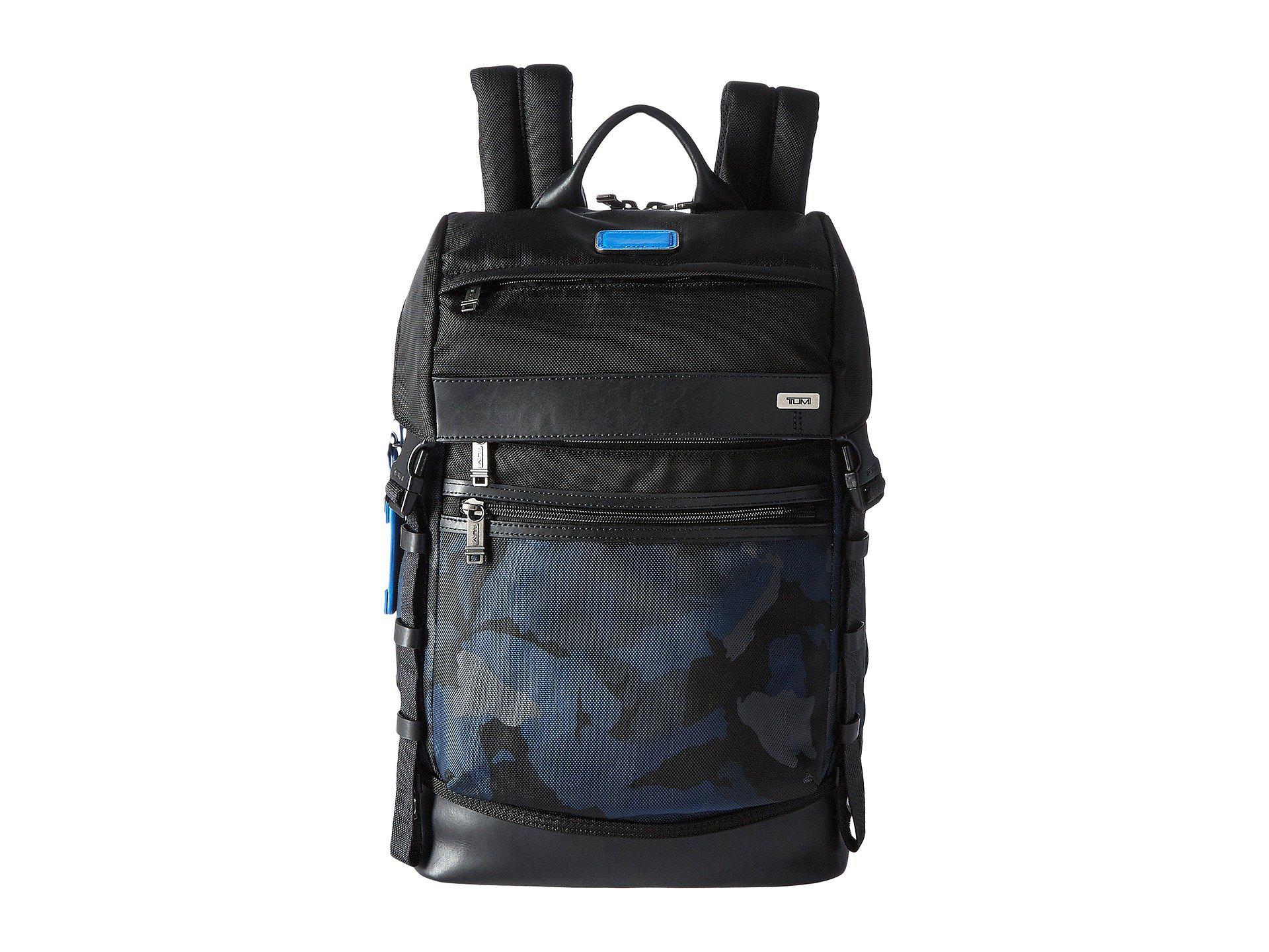 tumi backpack blue camo