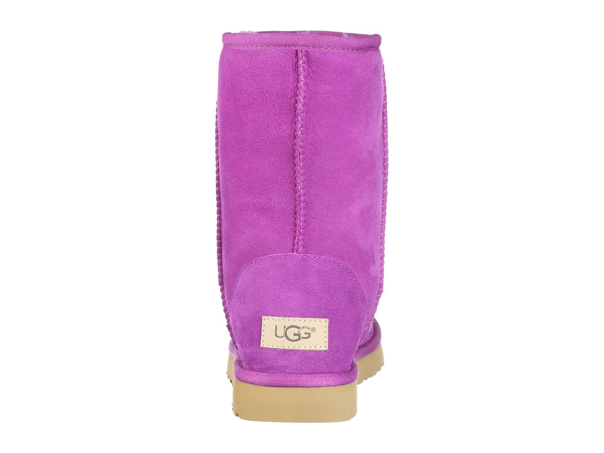 UGG Suede Classic Short Ii (magenta Rose) Women's Boots - Lyst