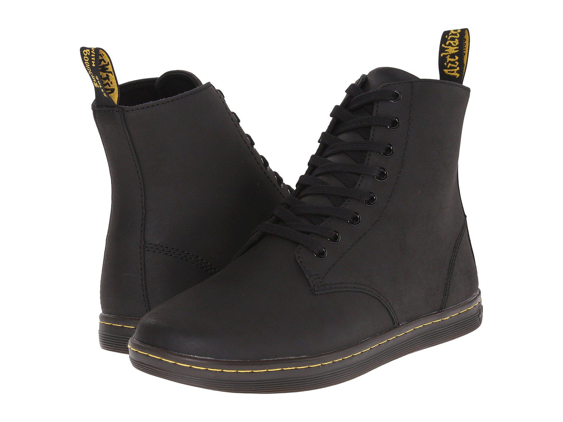 Dr. Martens Leather Tobias (black Greasy Lamper) Men's Lace-up Boots for Men  | Lyst