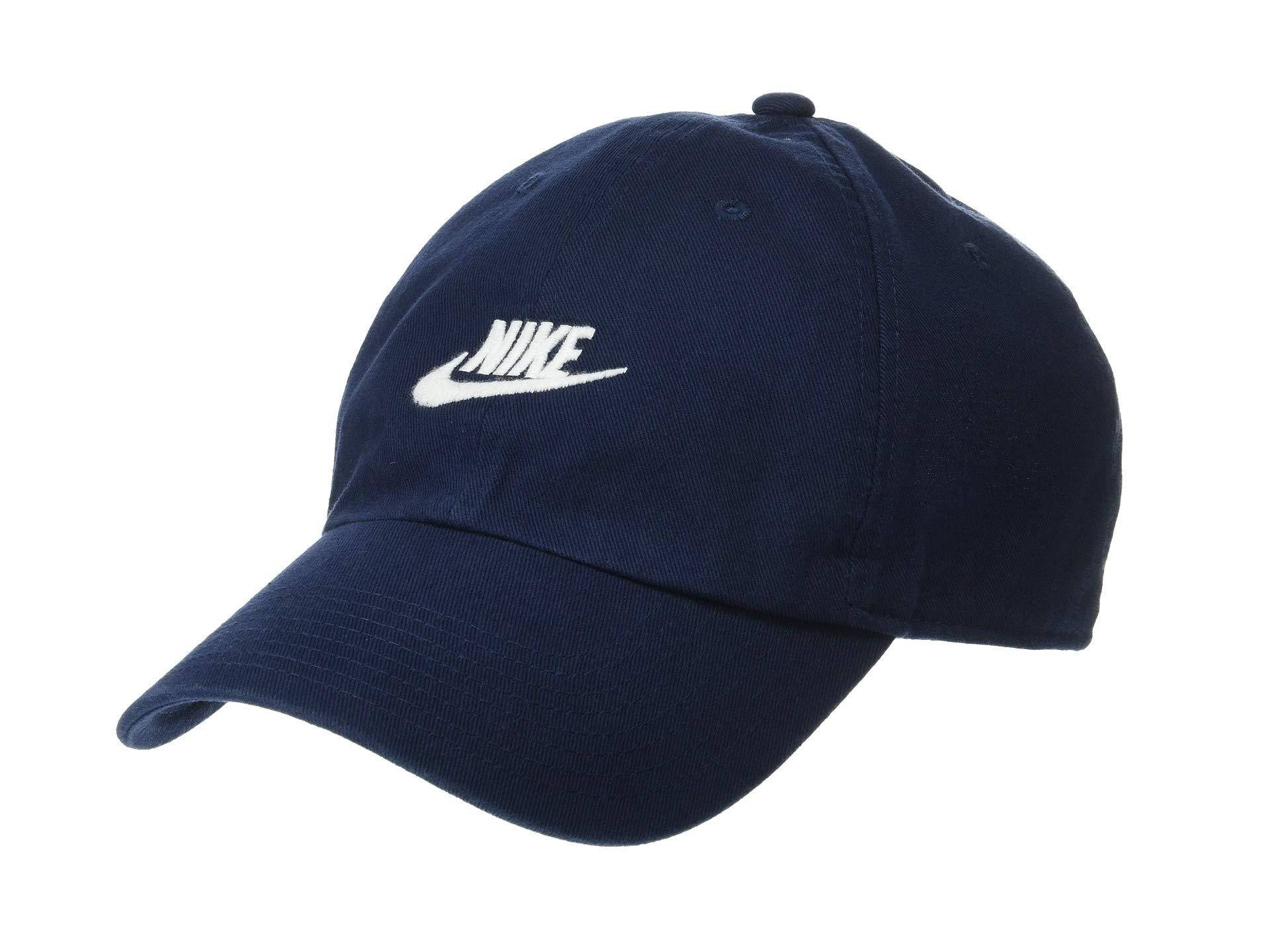 Nike Cotton Sportswear H86 Futura Washed Cap (obsidian/obsidian/white)  Baseball Caps in Blue for Men - Lyst