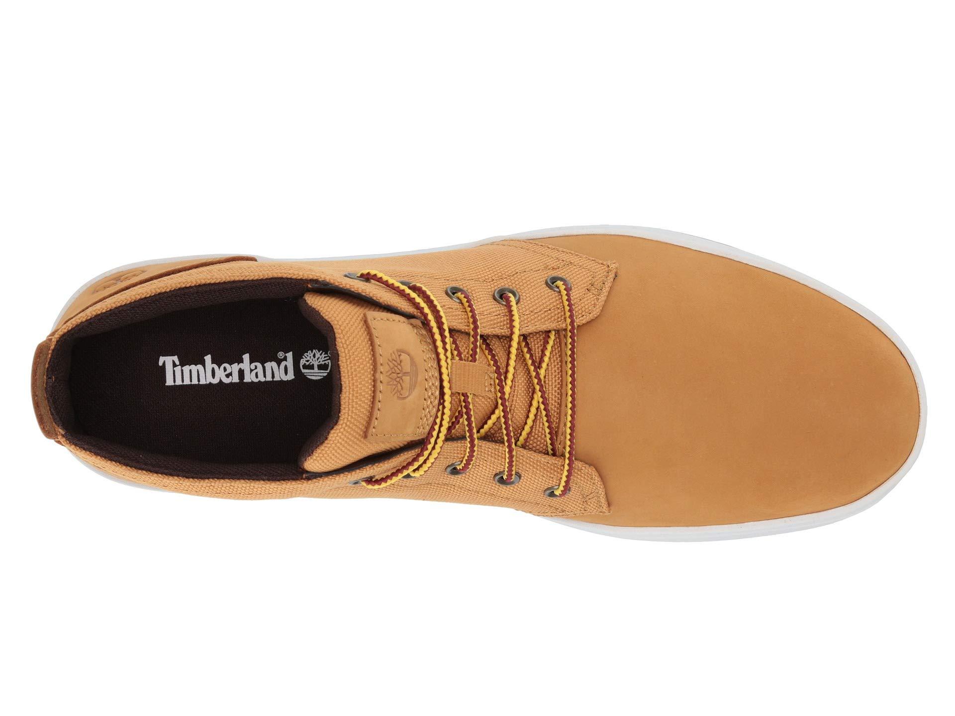 timberland davis square leather and fabric chukka