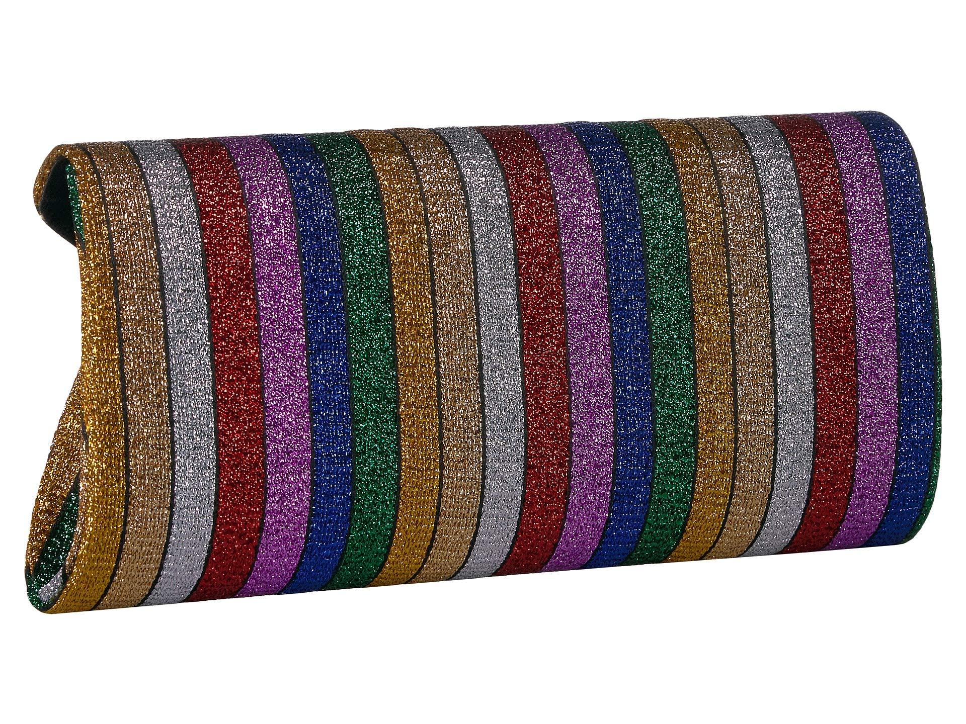 nina rainbow clutch