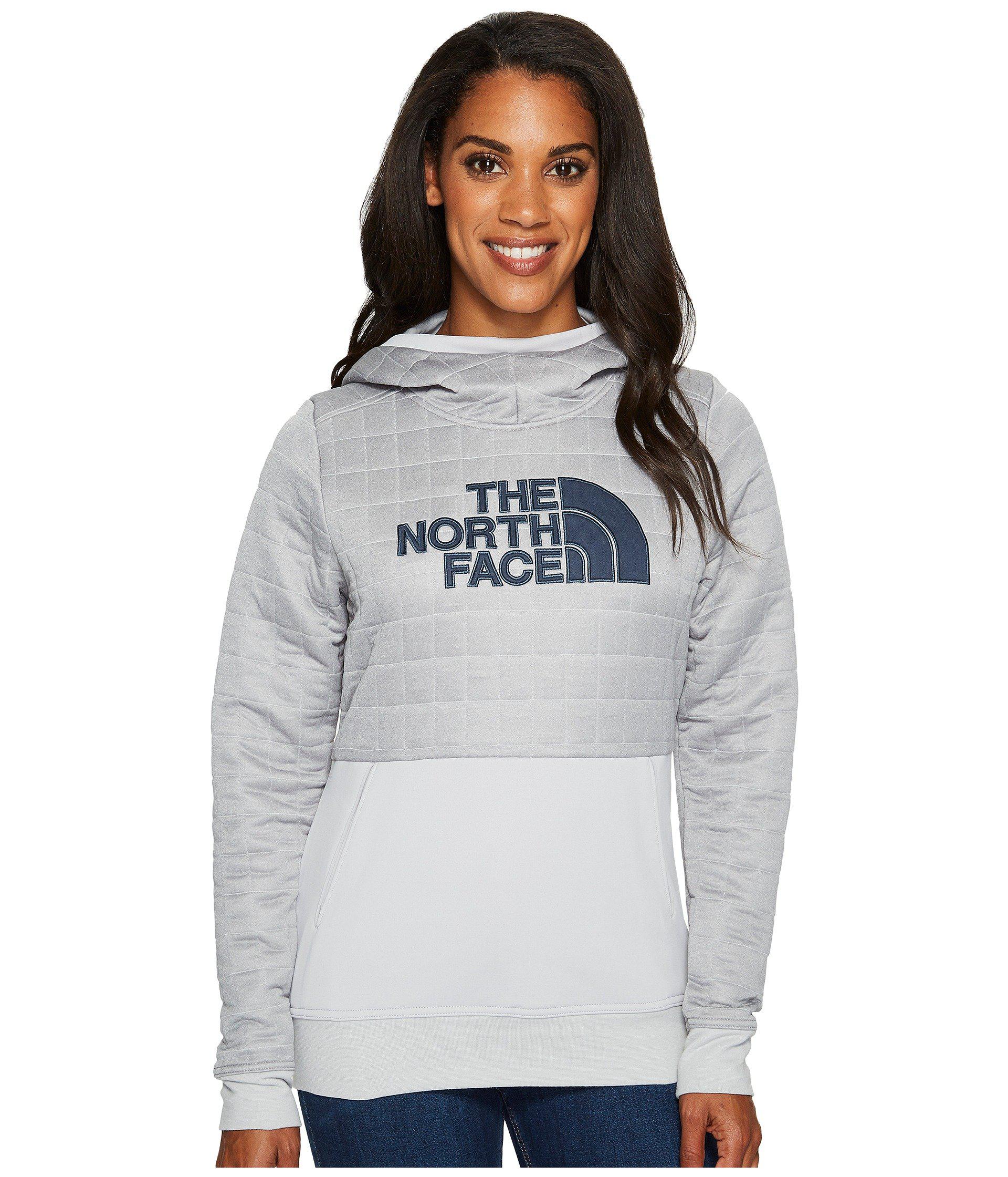 north face quilted pullover