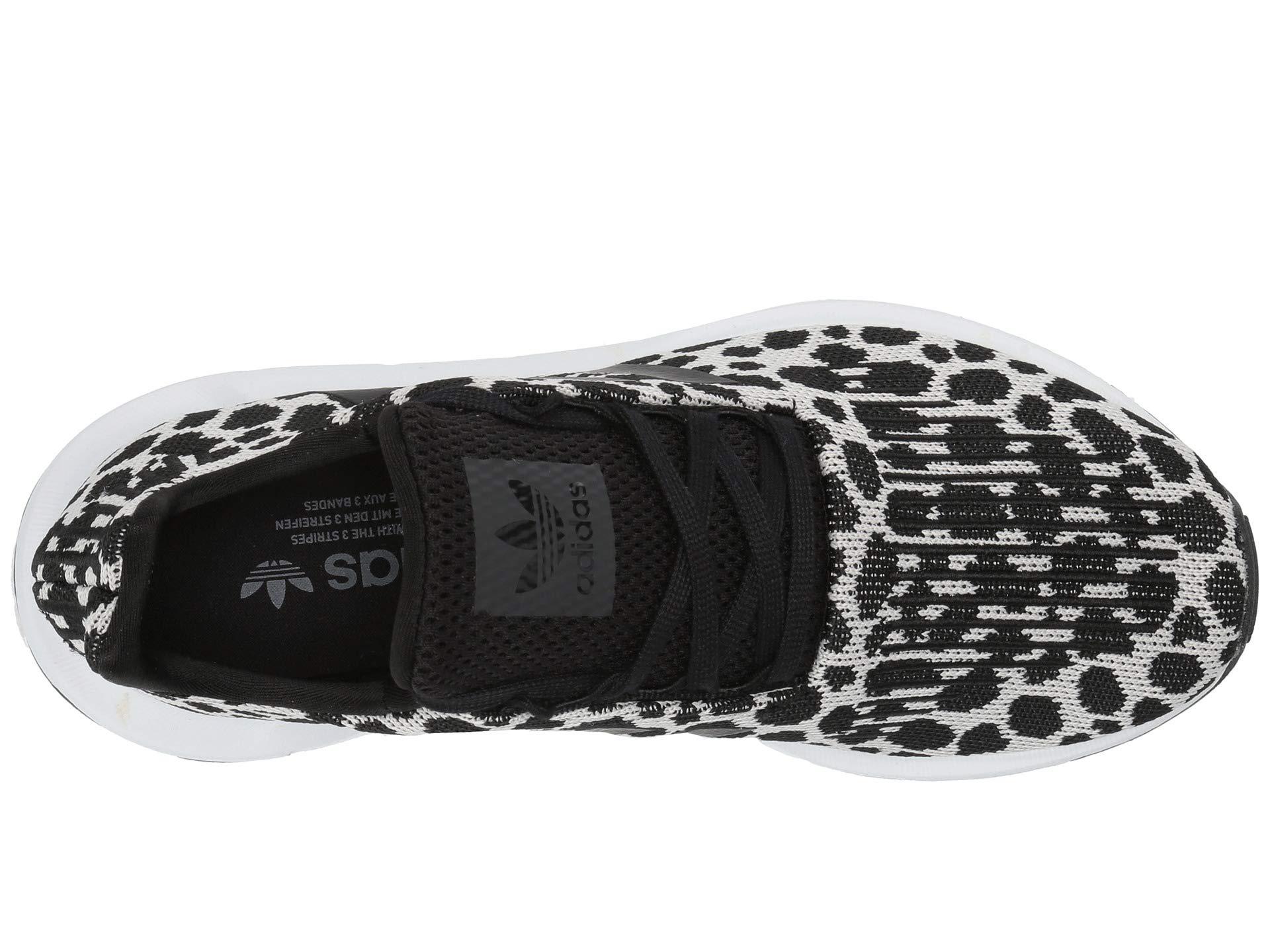 adidas swift run black carbon white