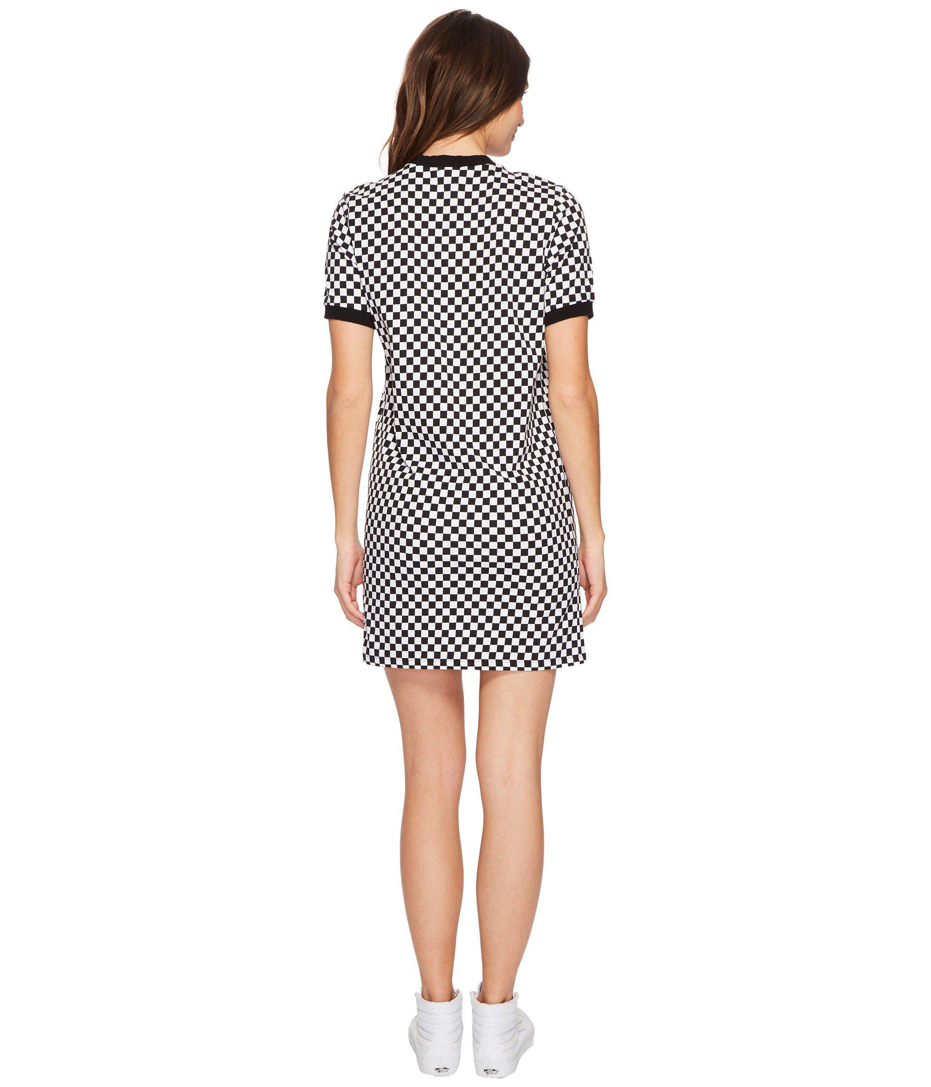 Vans Cotton High Roller Print Dress (checkerboard) Women's Dress | Lyst