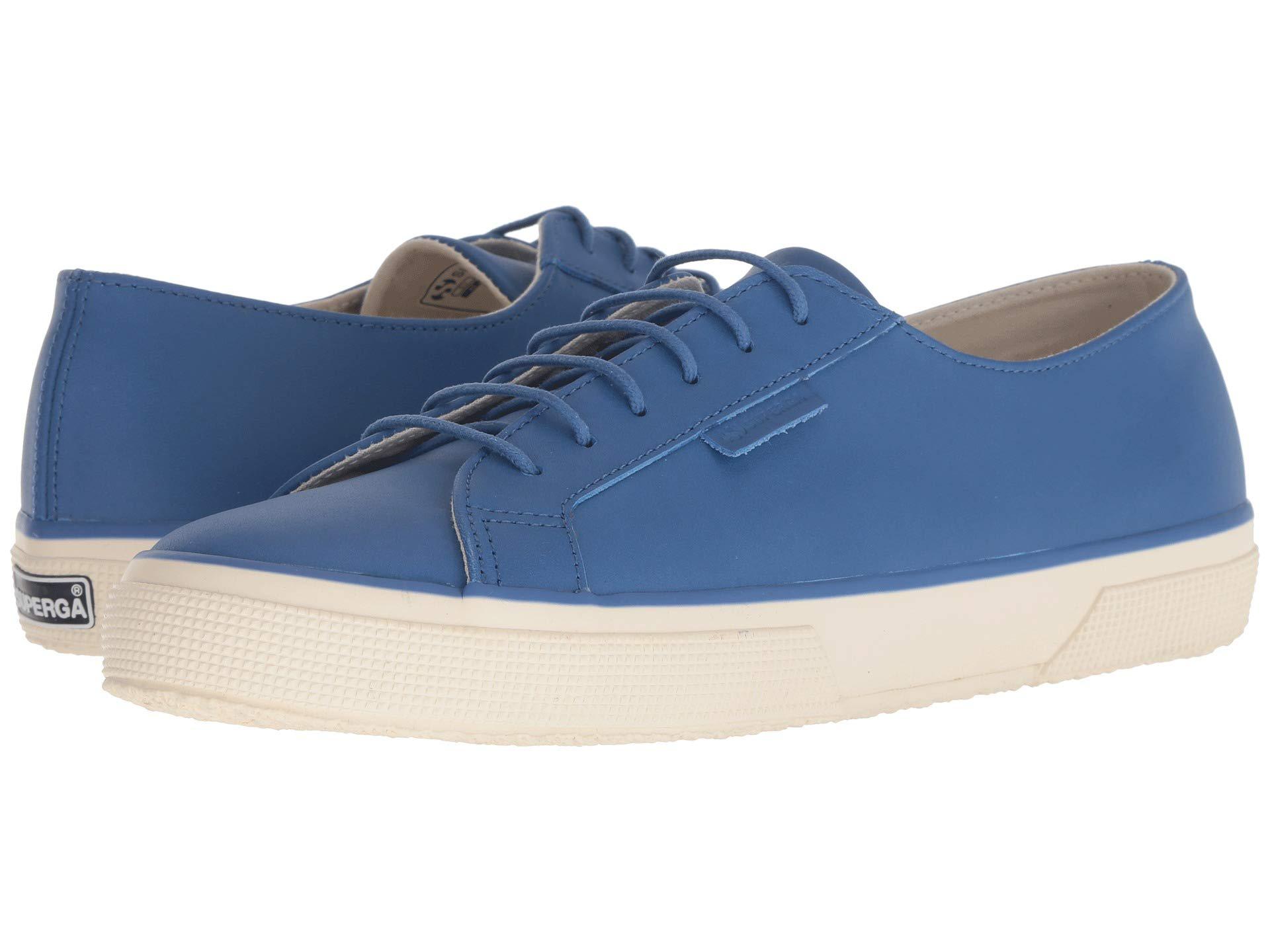 superga navy leather