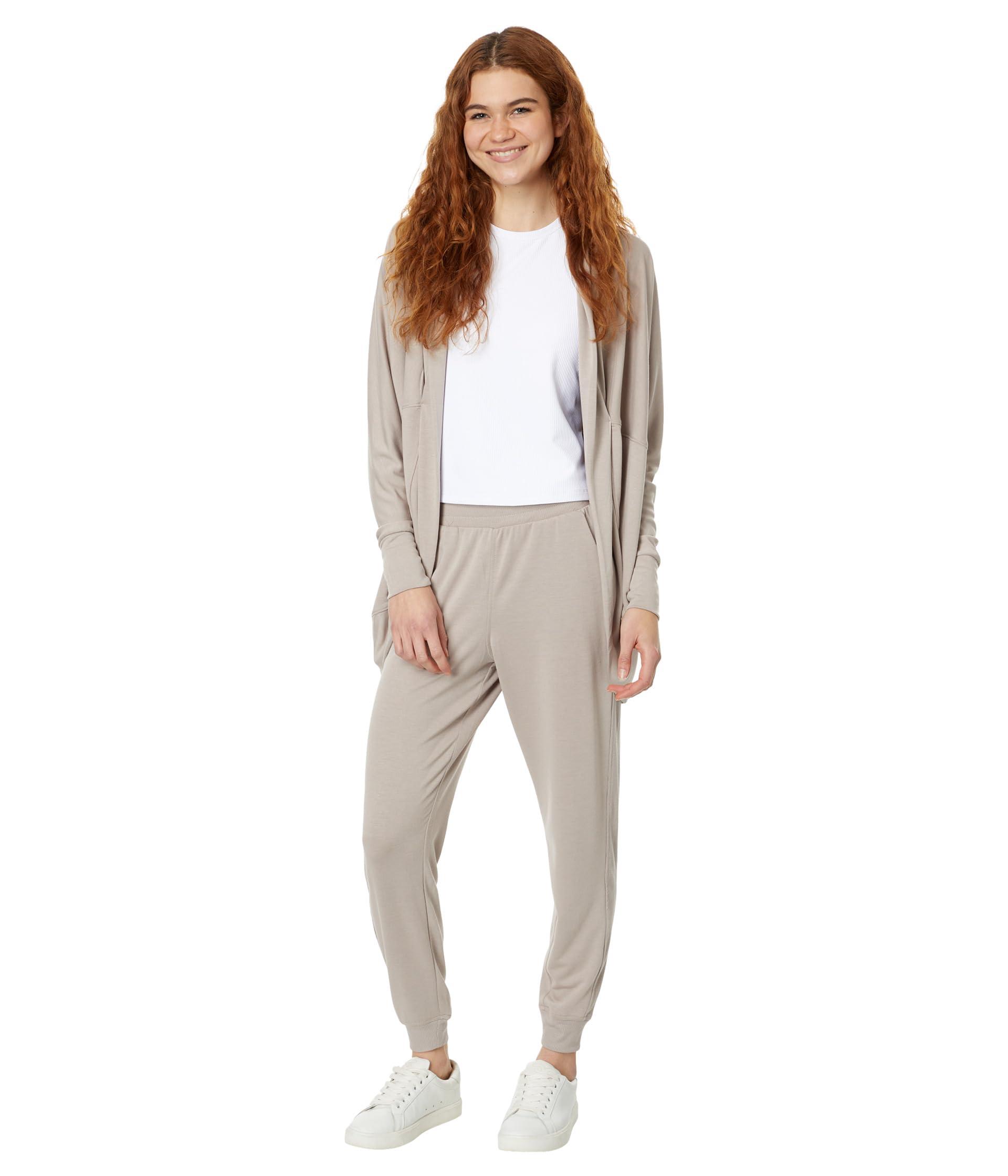 Jockey 3-piece French Terry Yoga Cocoon Wrap, Tank Joggers in