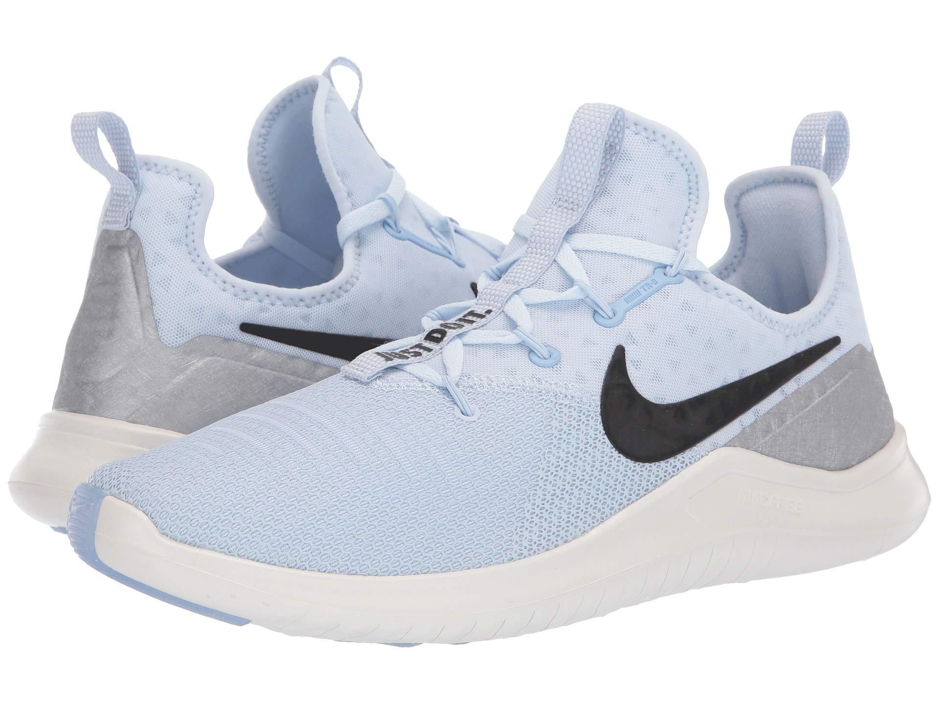 Nike Synthetic Free Tr 8 Metallic Training Shoe In Blue Lyst