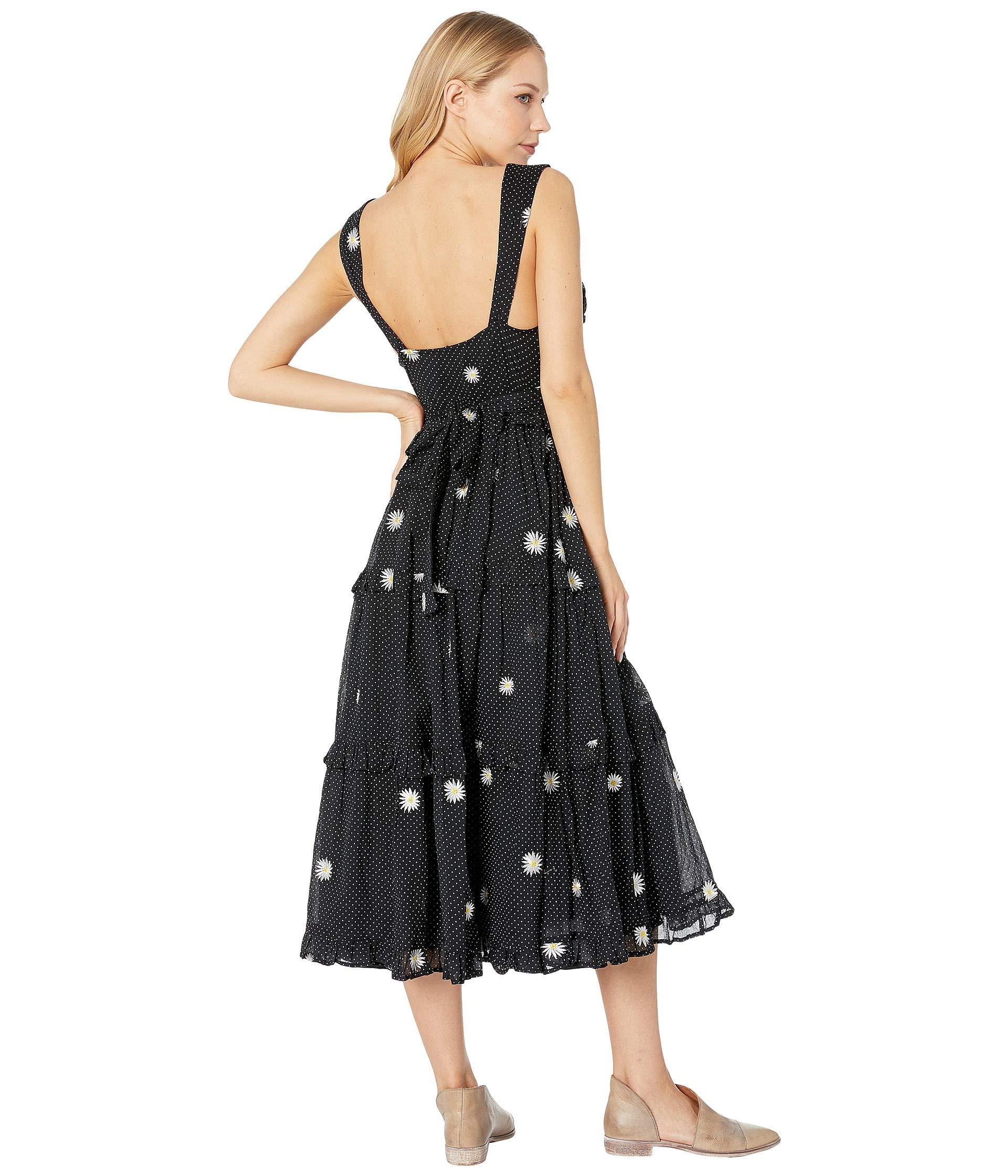 free people daisy chain cotton midi dress