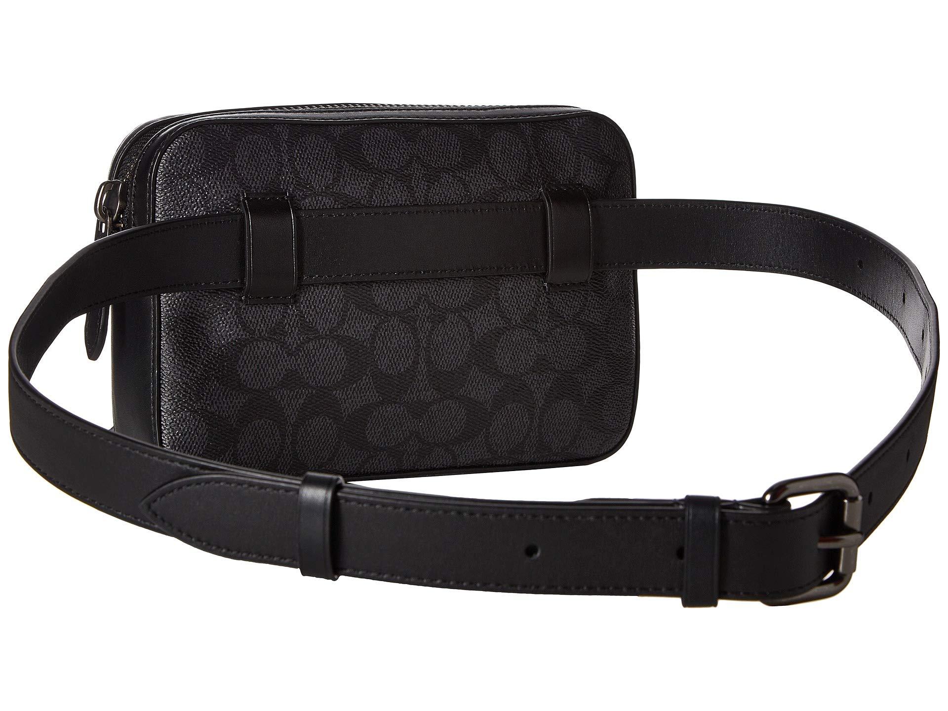 COACH Canvas Modern Business Belt Bag in Taupe (Black) for Men Lyst