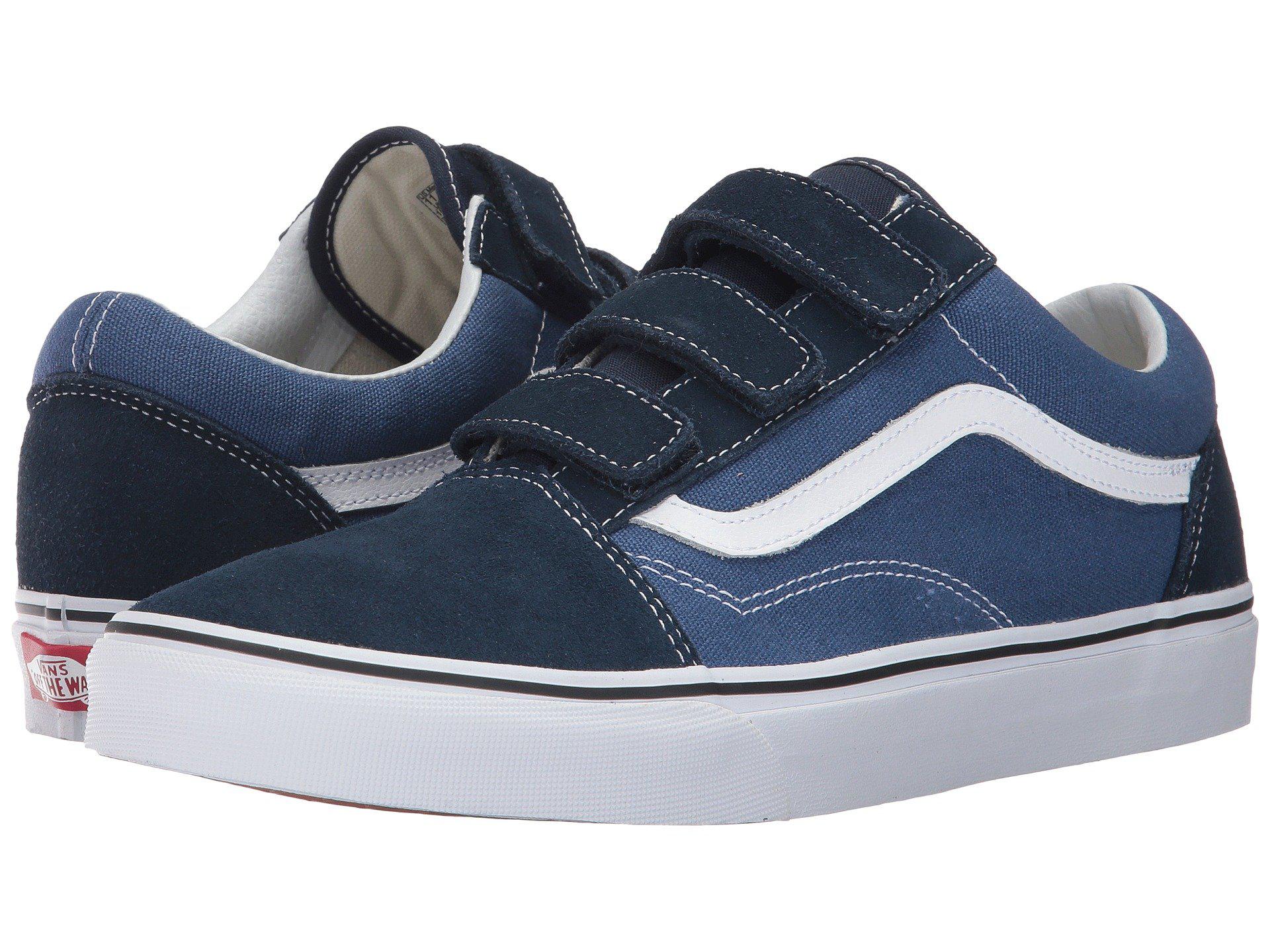 vans old skool cream and blue