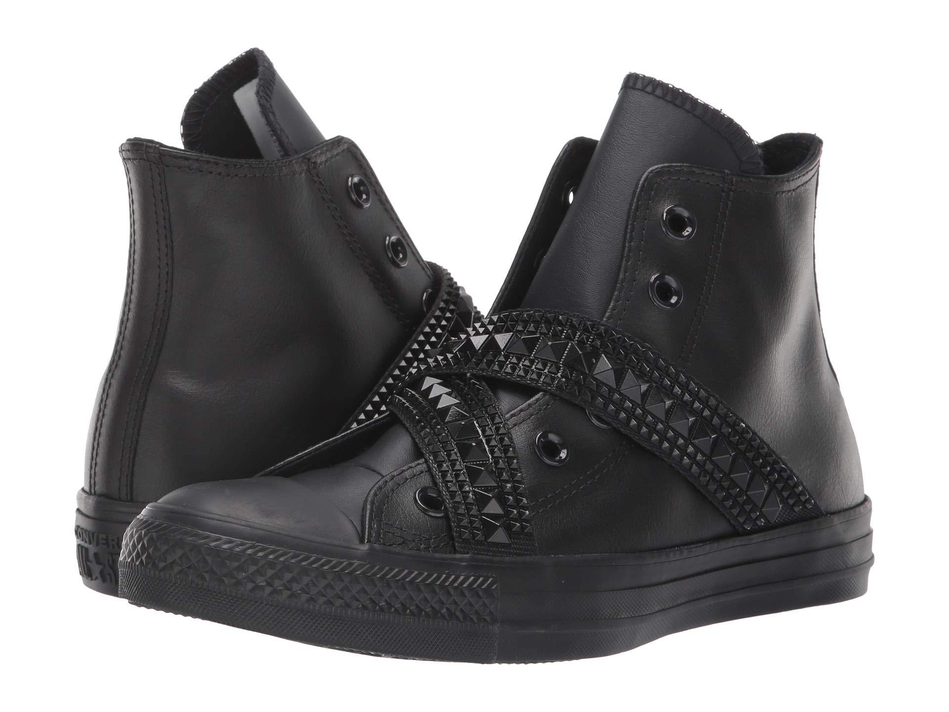 Converse Chuck Taylor All Star Punk Strap - Hi (black/black/black) Women's  Lace Up Casual Shoes | Lyst