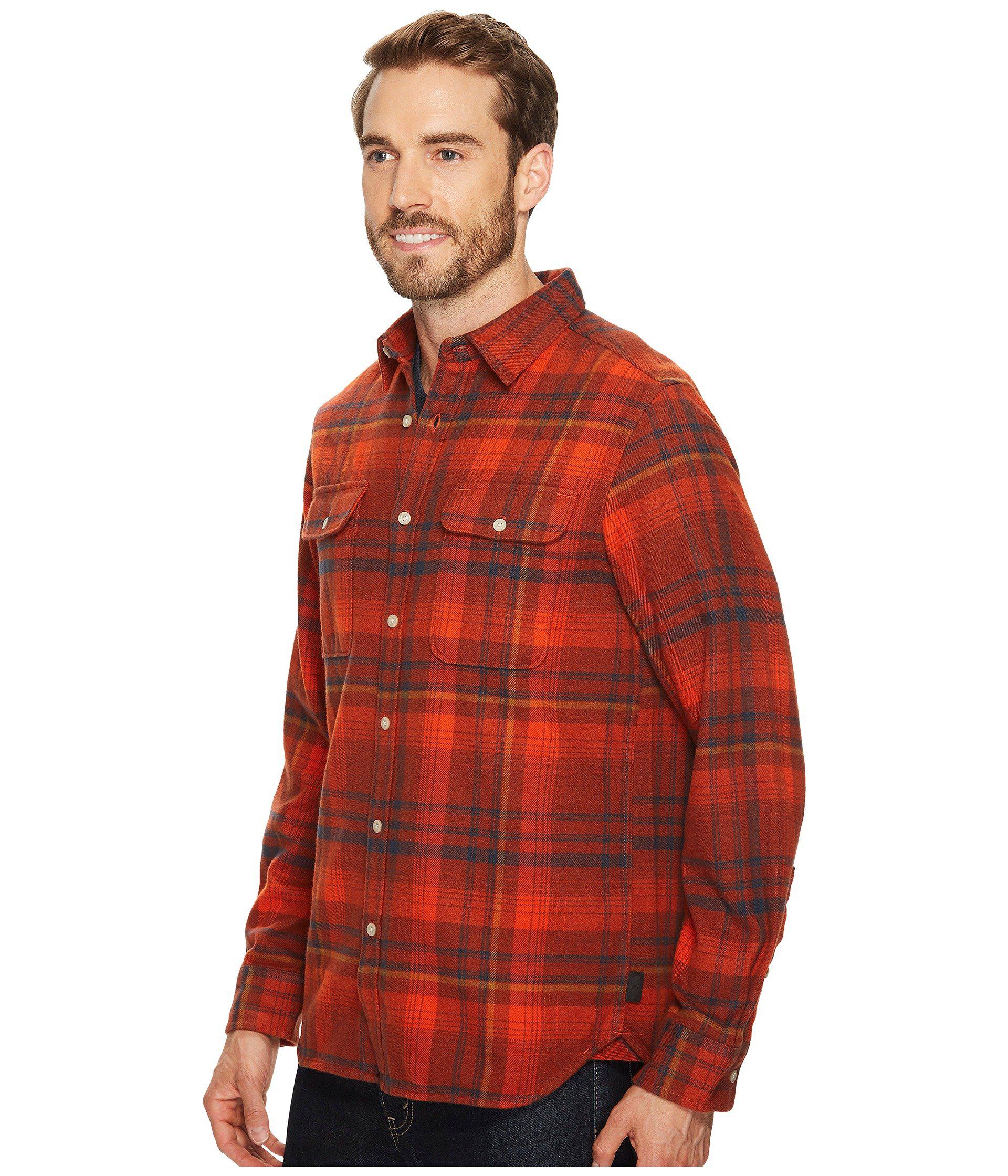 north face red flannel