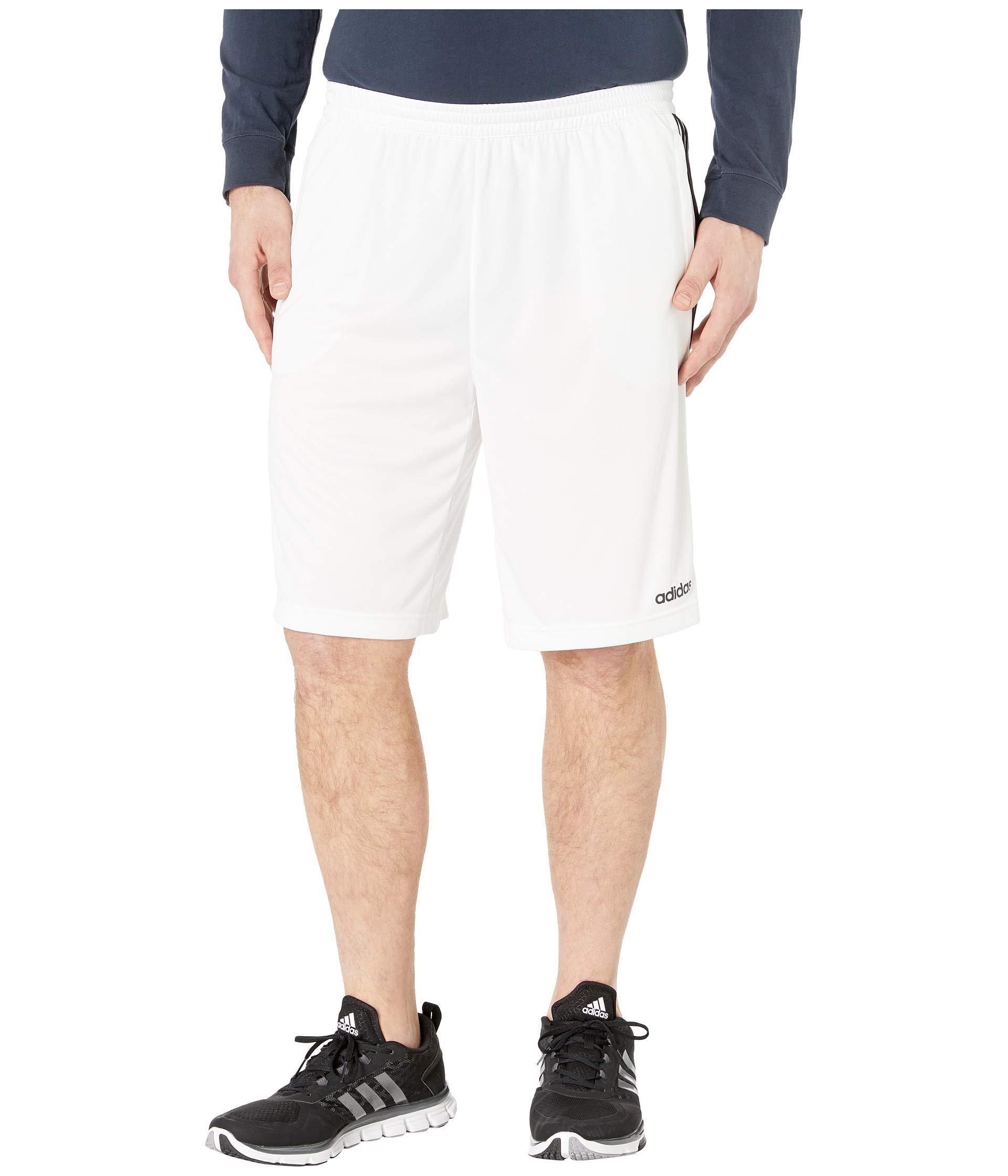 Lyst adidas Big Tall D2m 3stripe Shorts (black/white) Men's Shorts