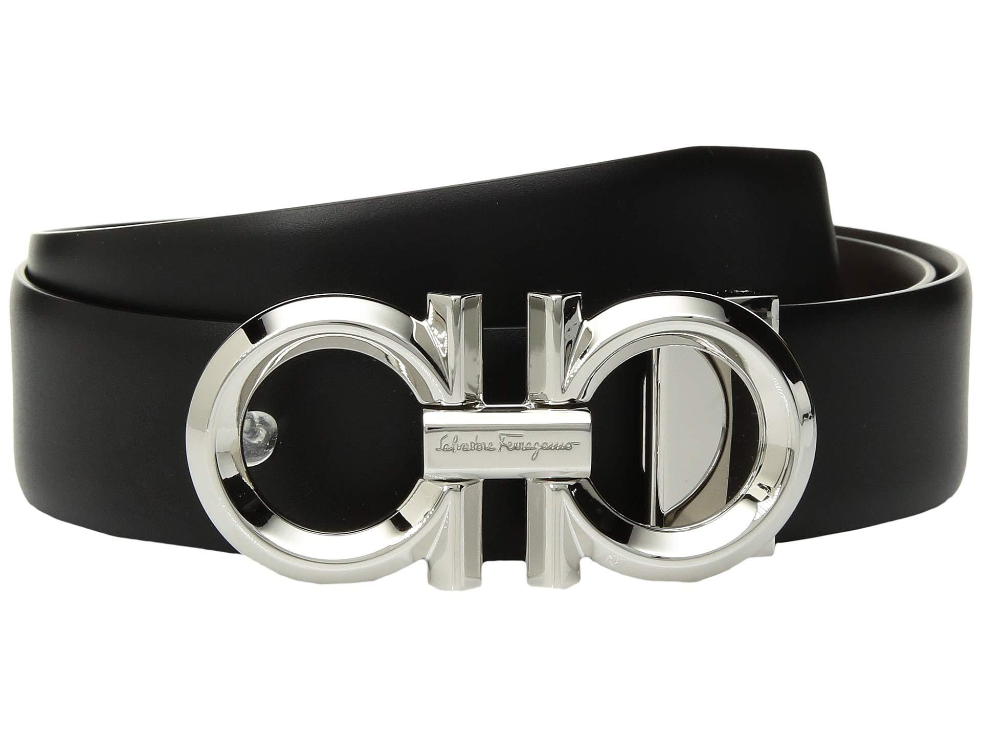 Ferragamo Leather Adjustable/reversible Belt - 679939 in Black for Men ...