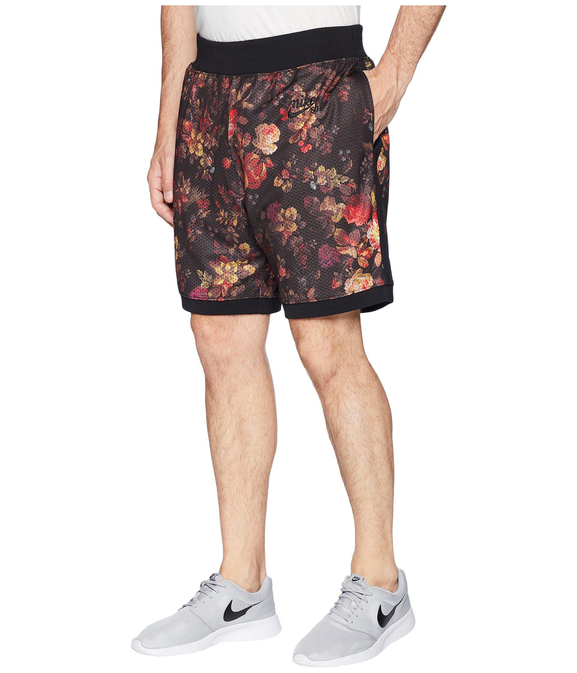 Nike Sb Dry Shorts Floral (black/white) Men's Shorts for Men | Lyst