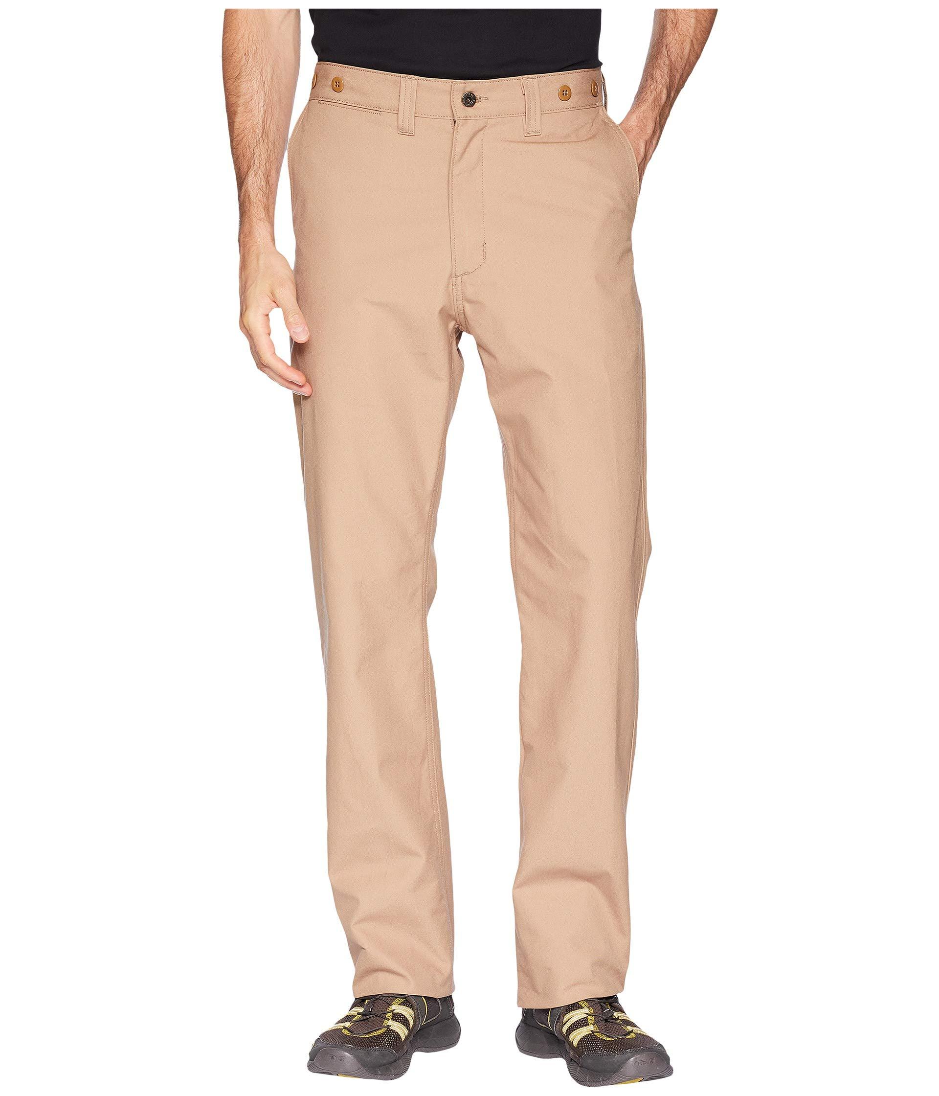 Filson Cotton Dry Shelter Cloth Pants in Camel (Natural) for Men - Lyst