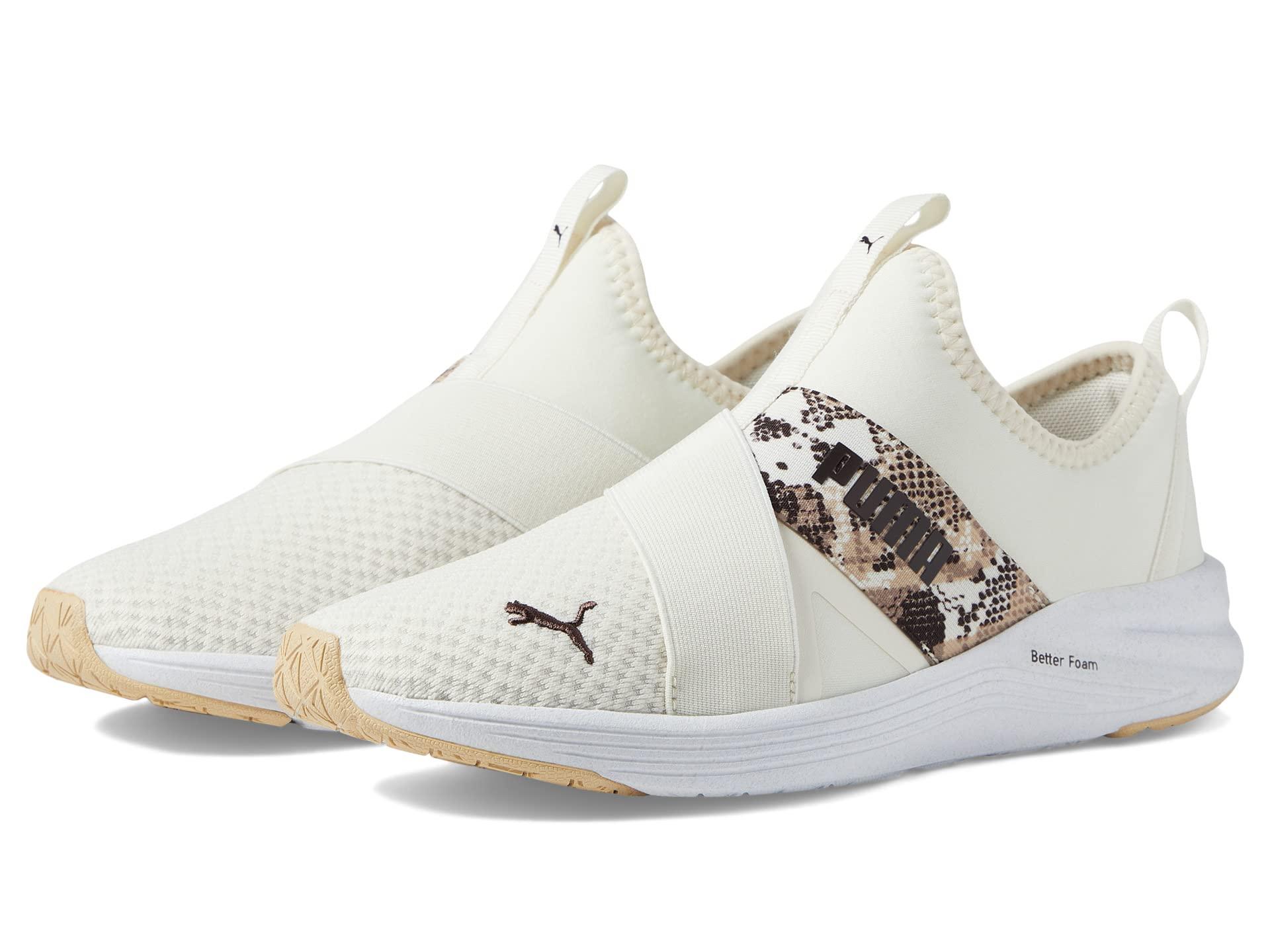 puma women's better foam prowl floral slip on training shoes