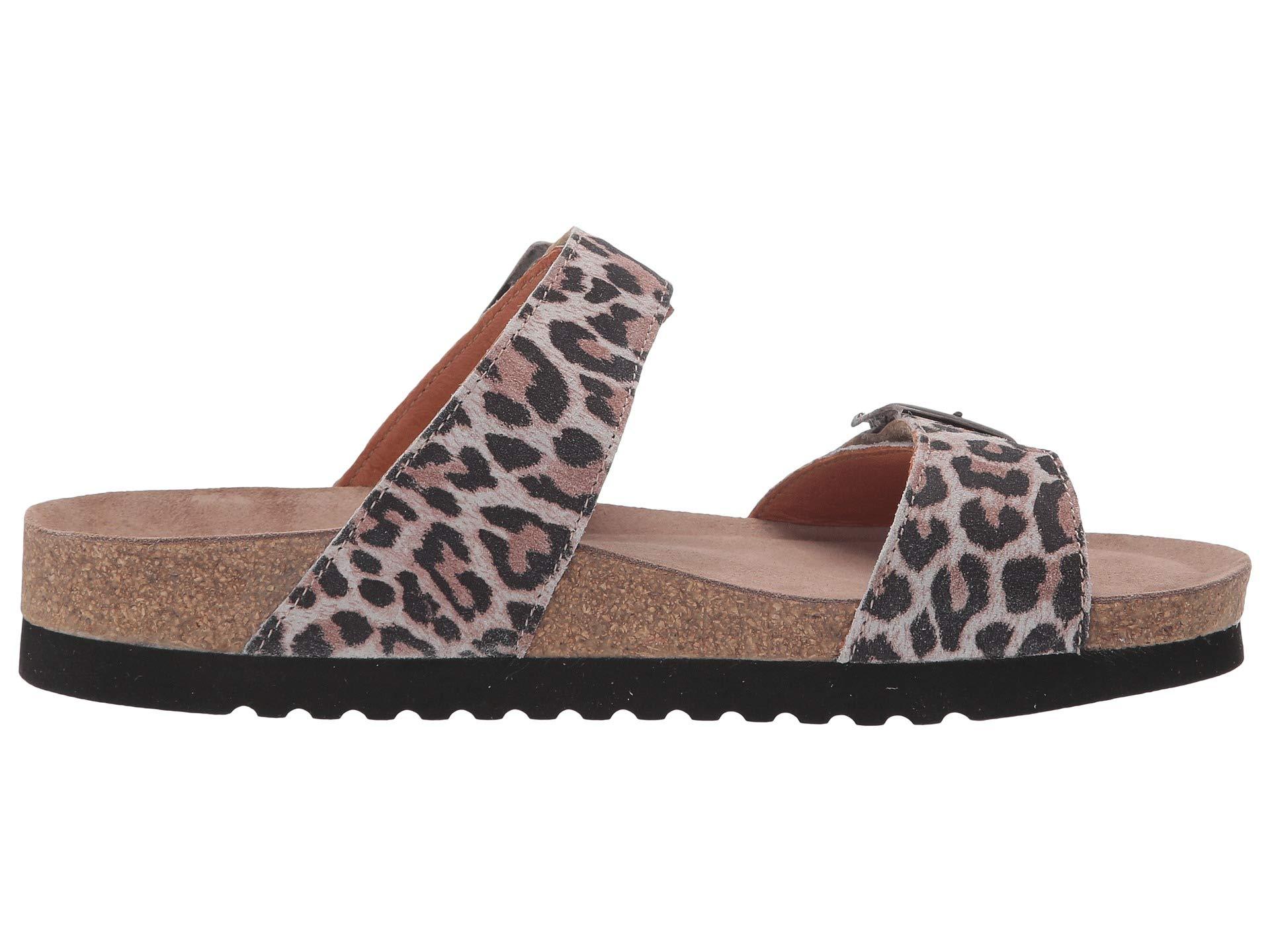 Taos Footwear Maximo (grey Leopard Print) Women's Sandals - Lyst