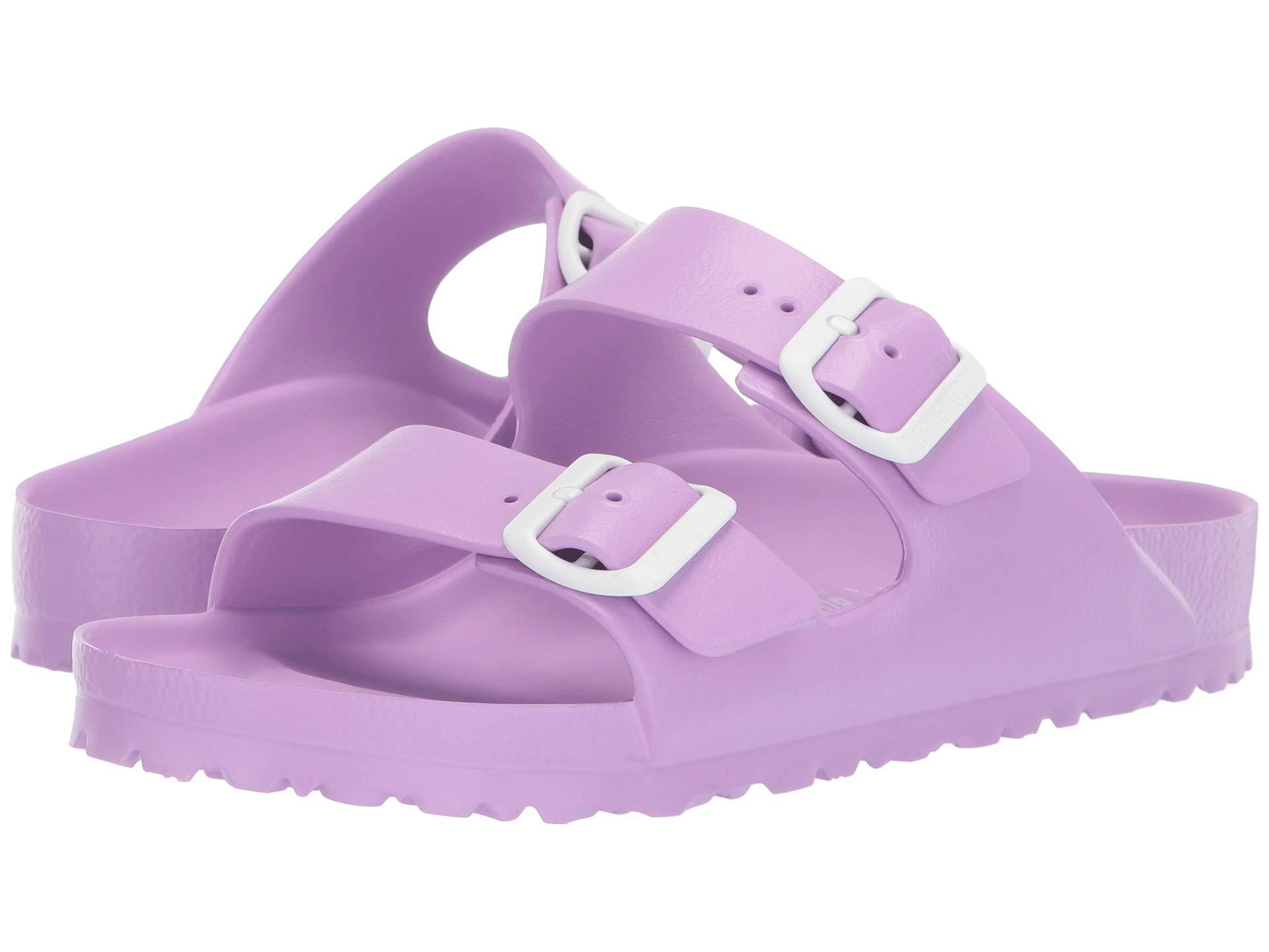 lavender birkenstocks rubber