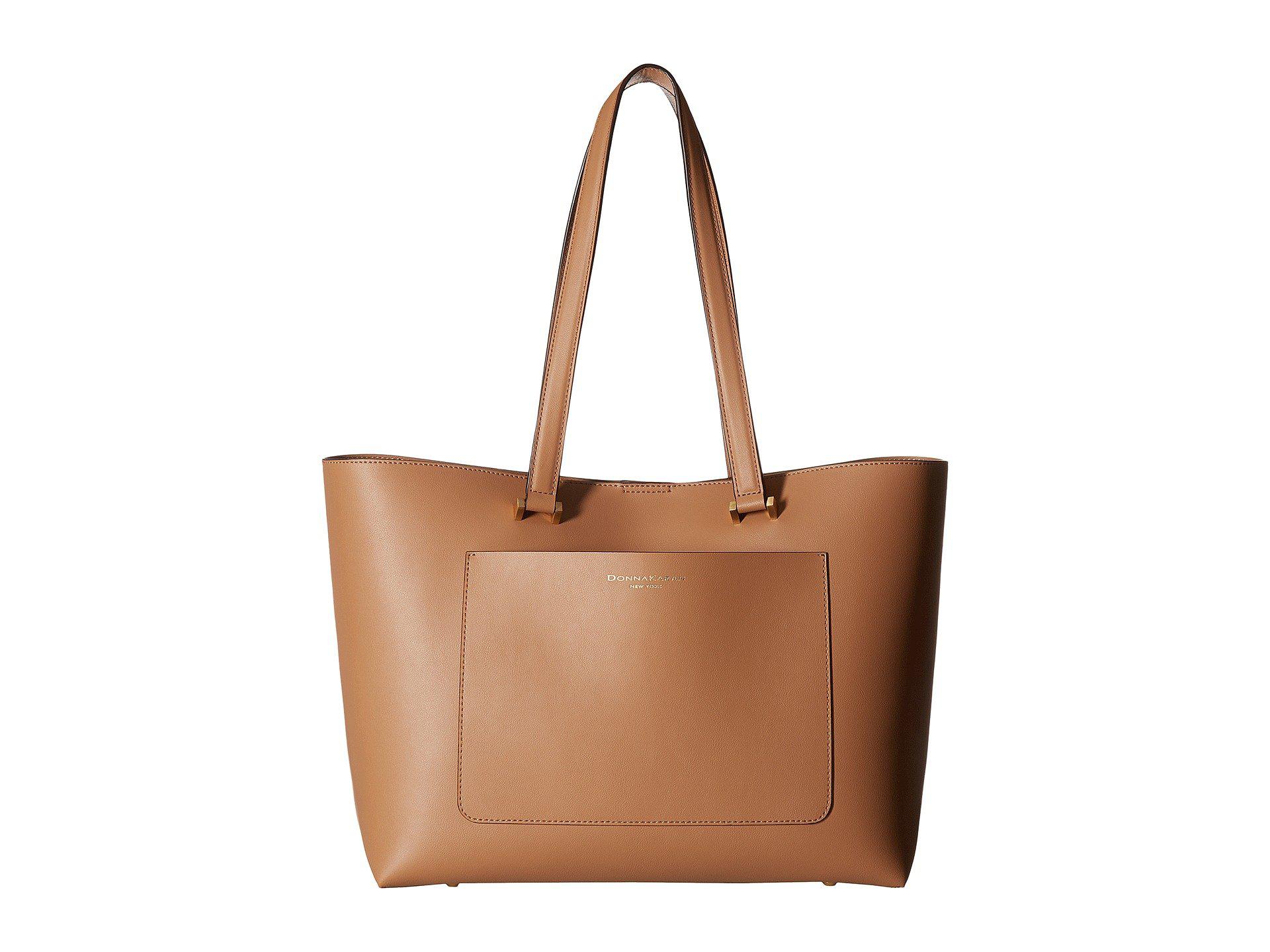 Donna Karan Leather Karla East/west Tote (soft Vicuna) Tote Handbags in  Brown - Lyst