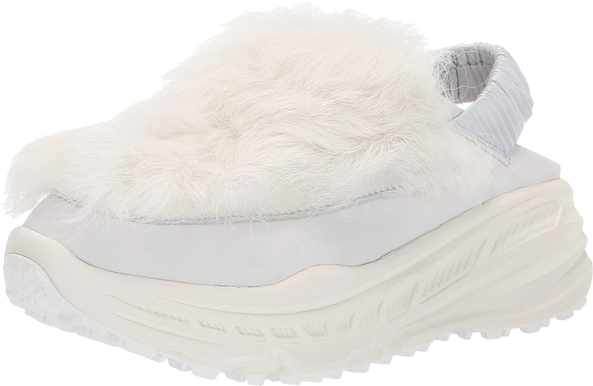 white mini fluff uggs