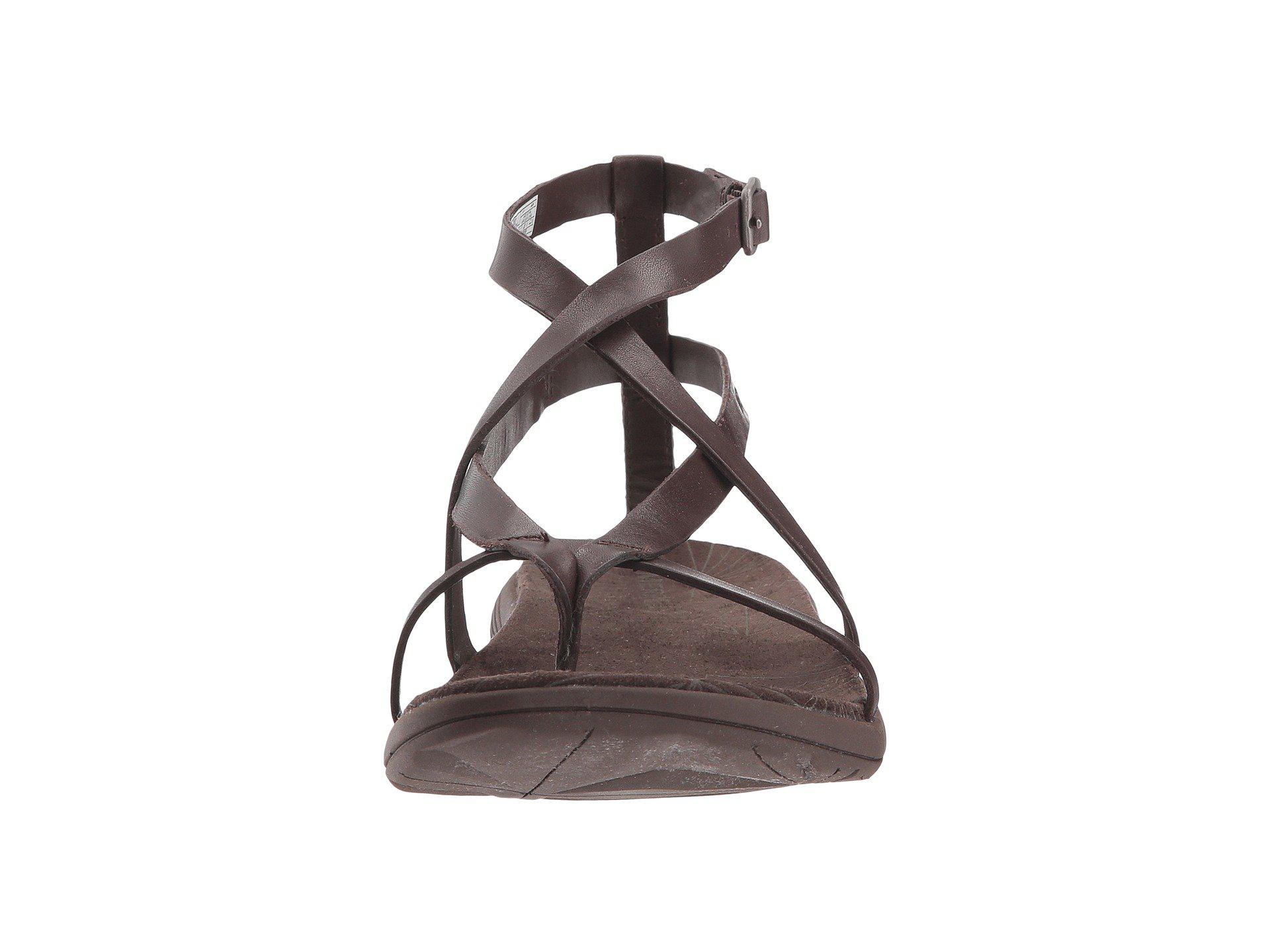 Merrell Duskair Seaway Thong Leather Sandal in Dark Brown (Brown) - Save  36% | Lyst