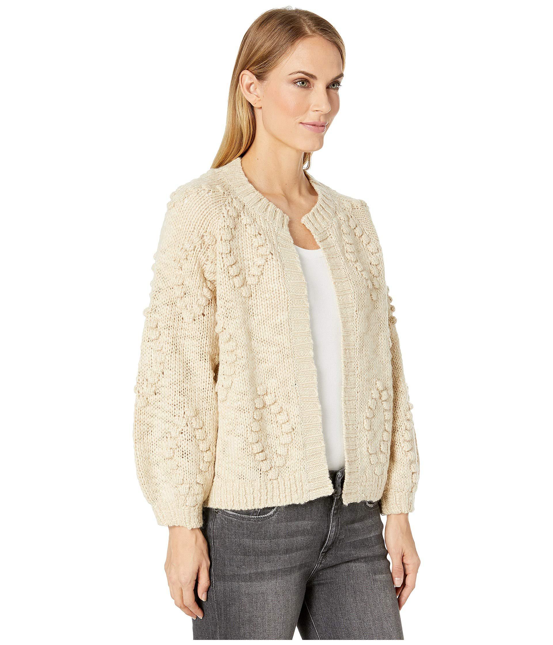 lucky brand bobble diamond cardigan