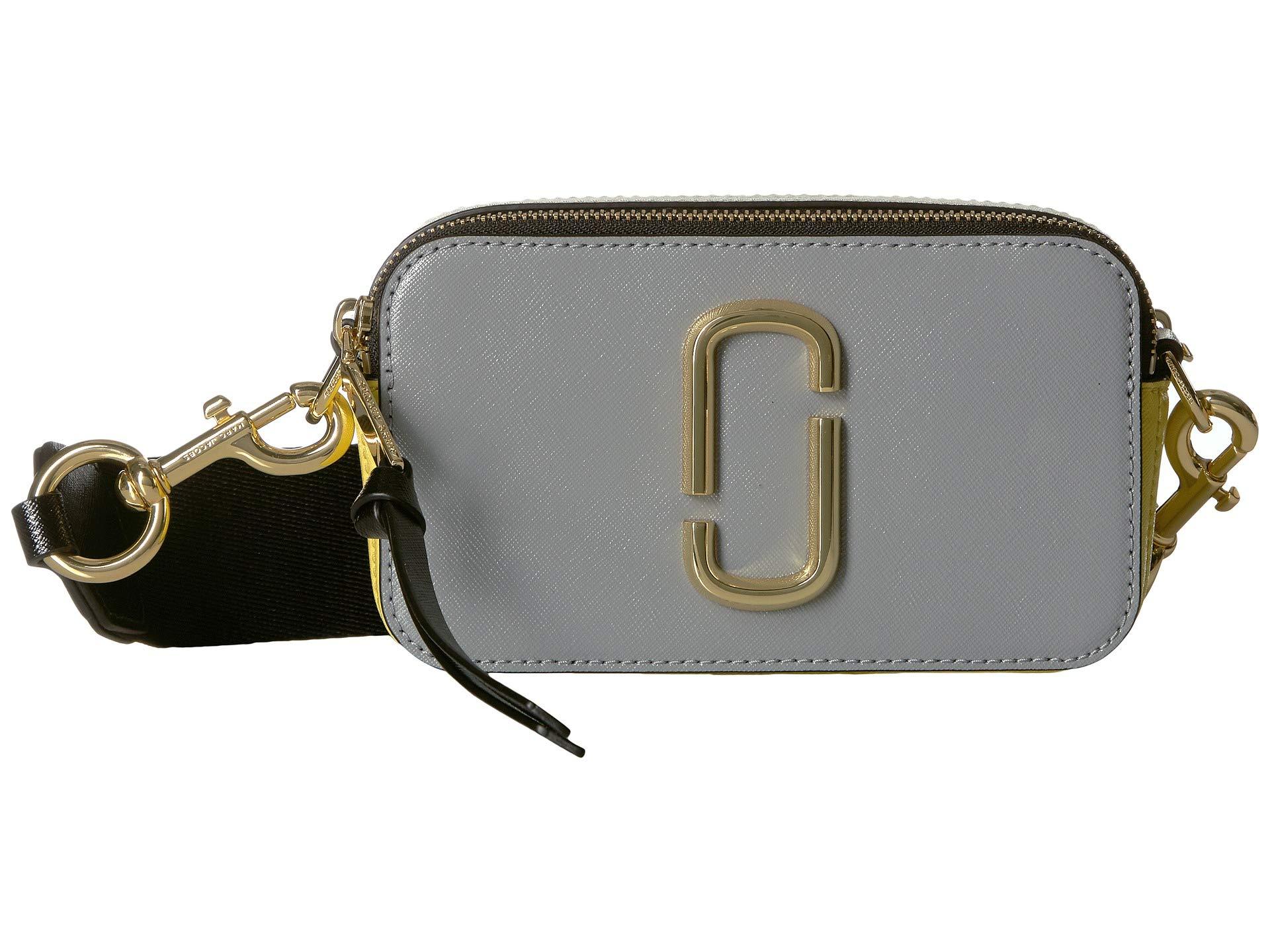 Marc Jacobs Leather Snapshot in Gray Lyst