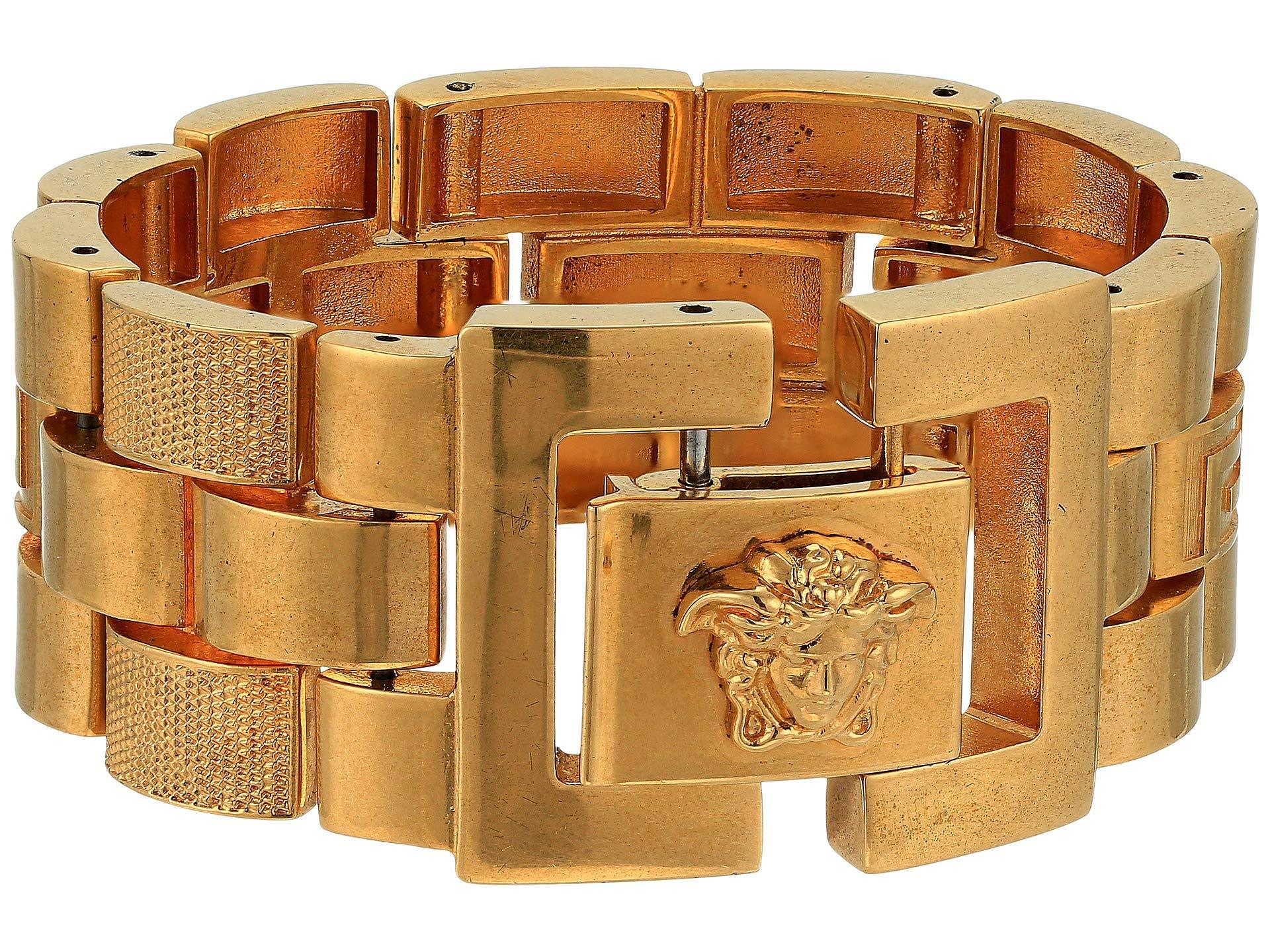 Versace Big Link Bracelet Gold Bracelet In Metallic Lyst