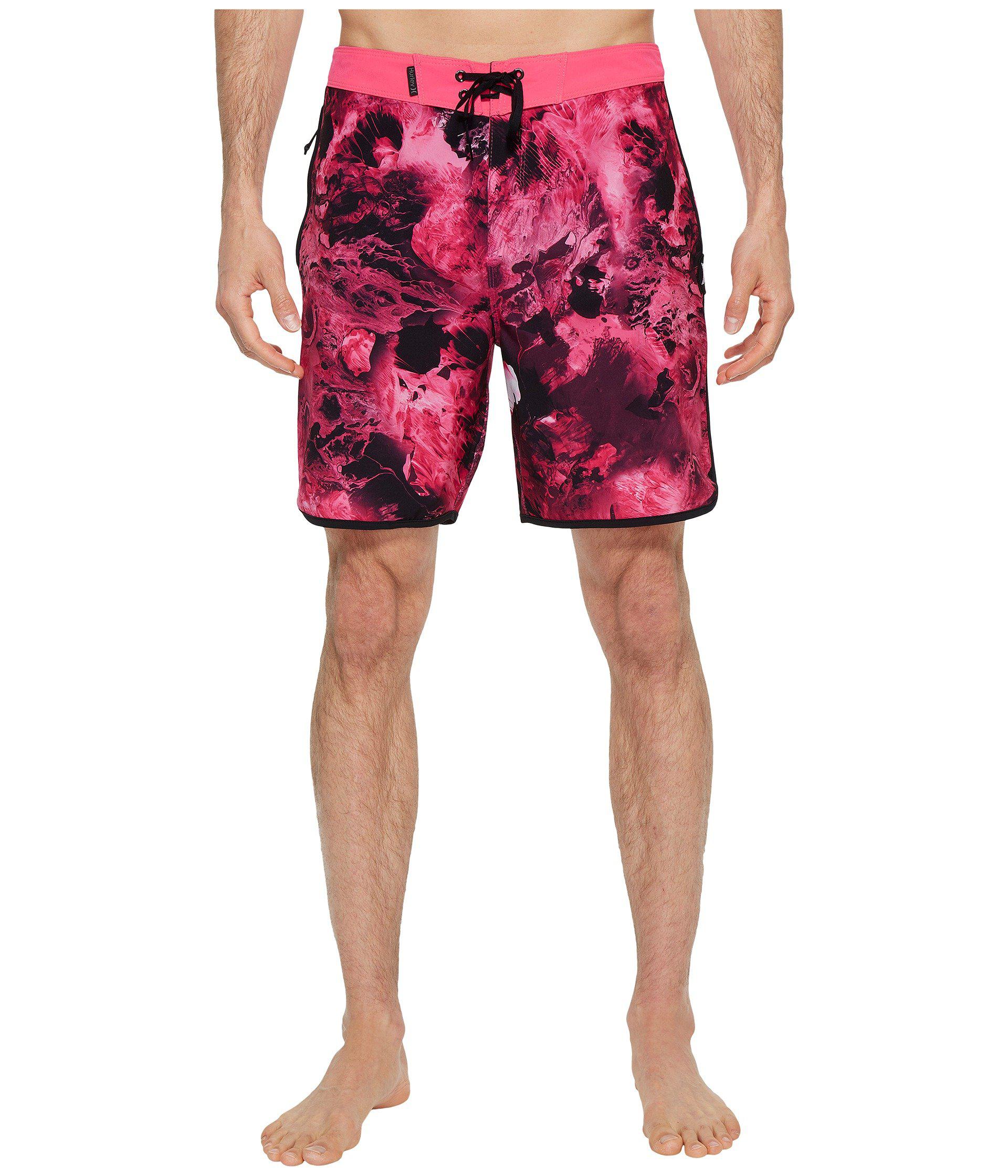 hurley phantom pink board shorts