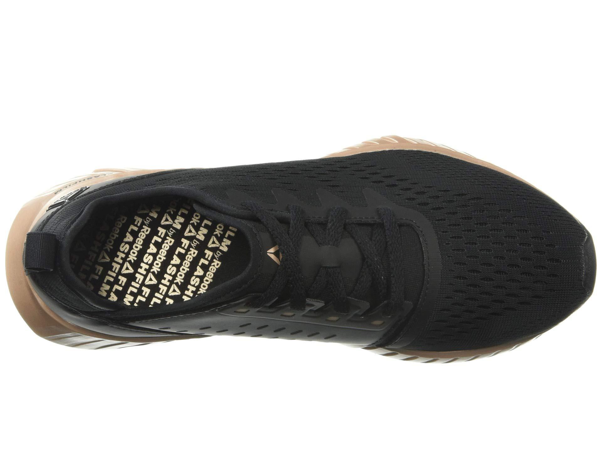 Reebok Flashfilm (black/rose Gold) Running Shoes | Lyst