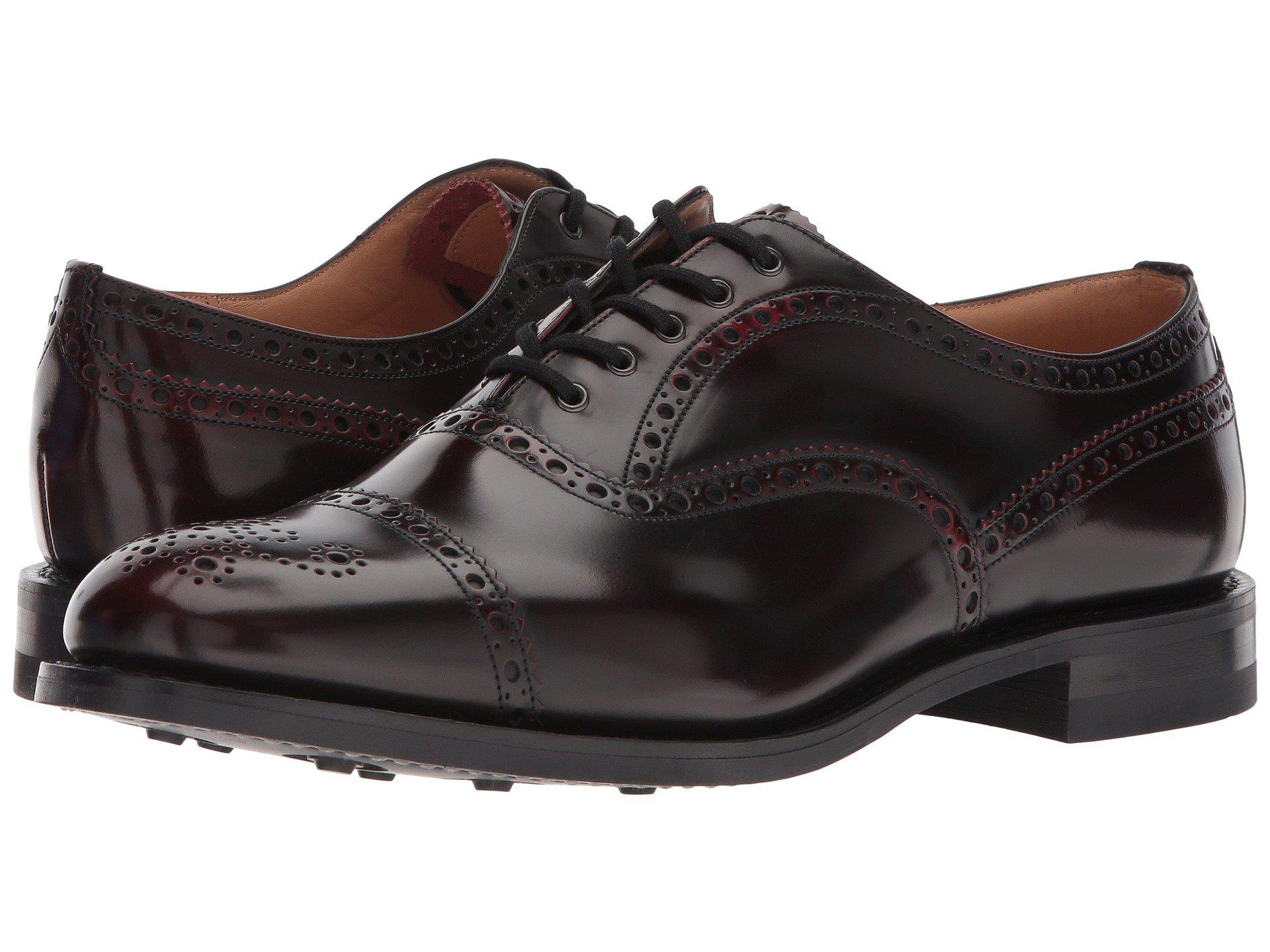 Church's Leather Scalford Oxford (burgundy/black) Men's Shoes for Men ...