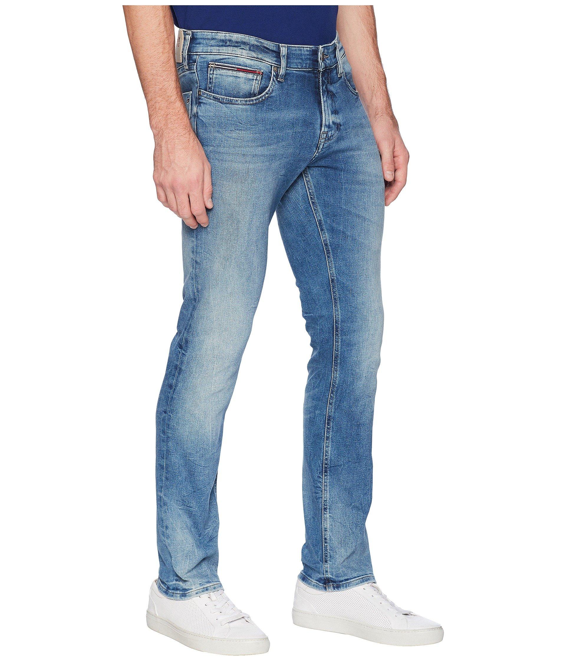Tommy Hilfiger Denim Scanton Slim Fit Jeans (berry Mid Blue Comfort) Men's  Jeans for Men - Lyst