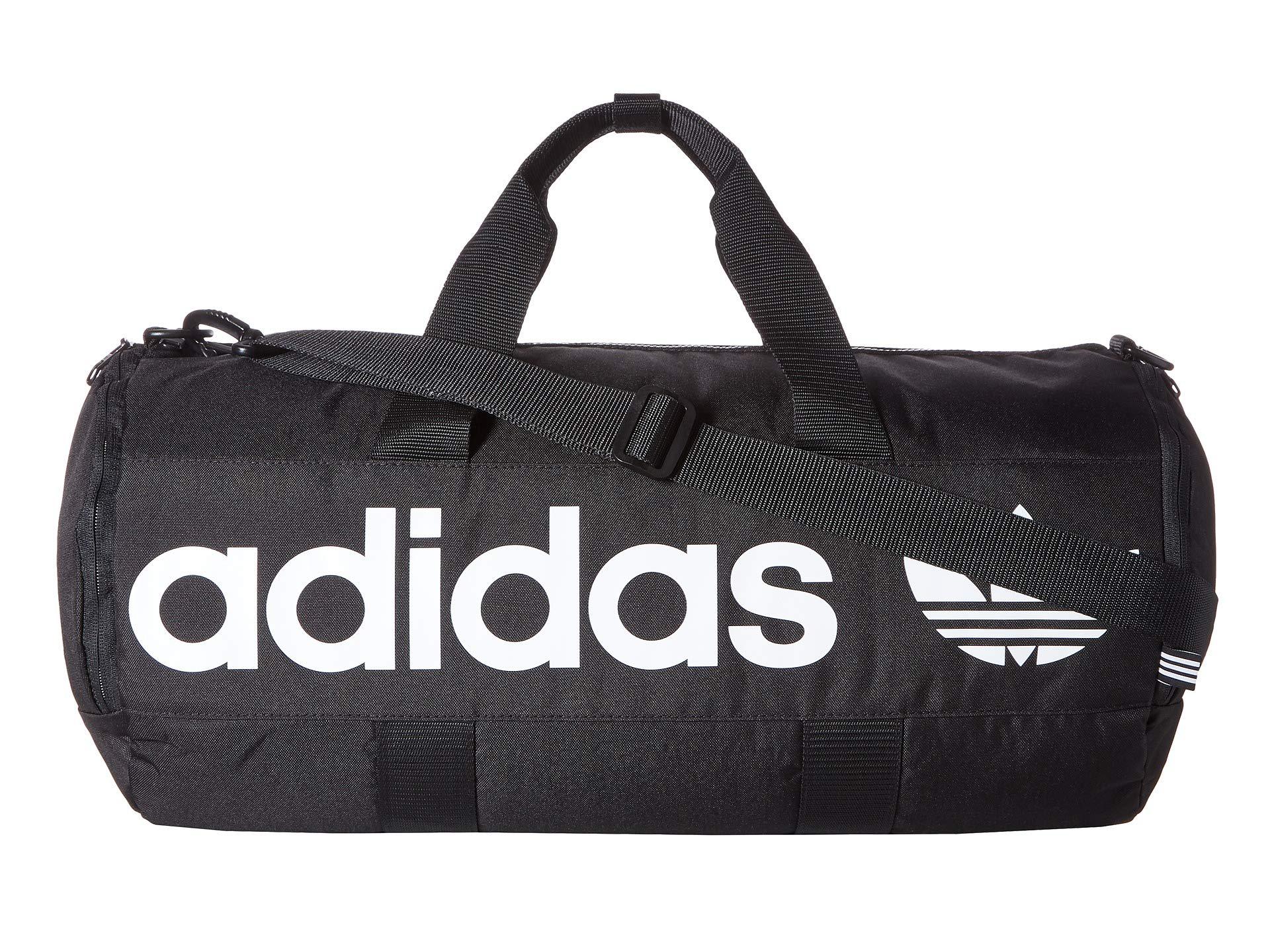 adidas paneled roll duffel bag