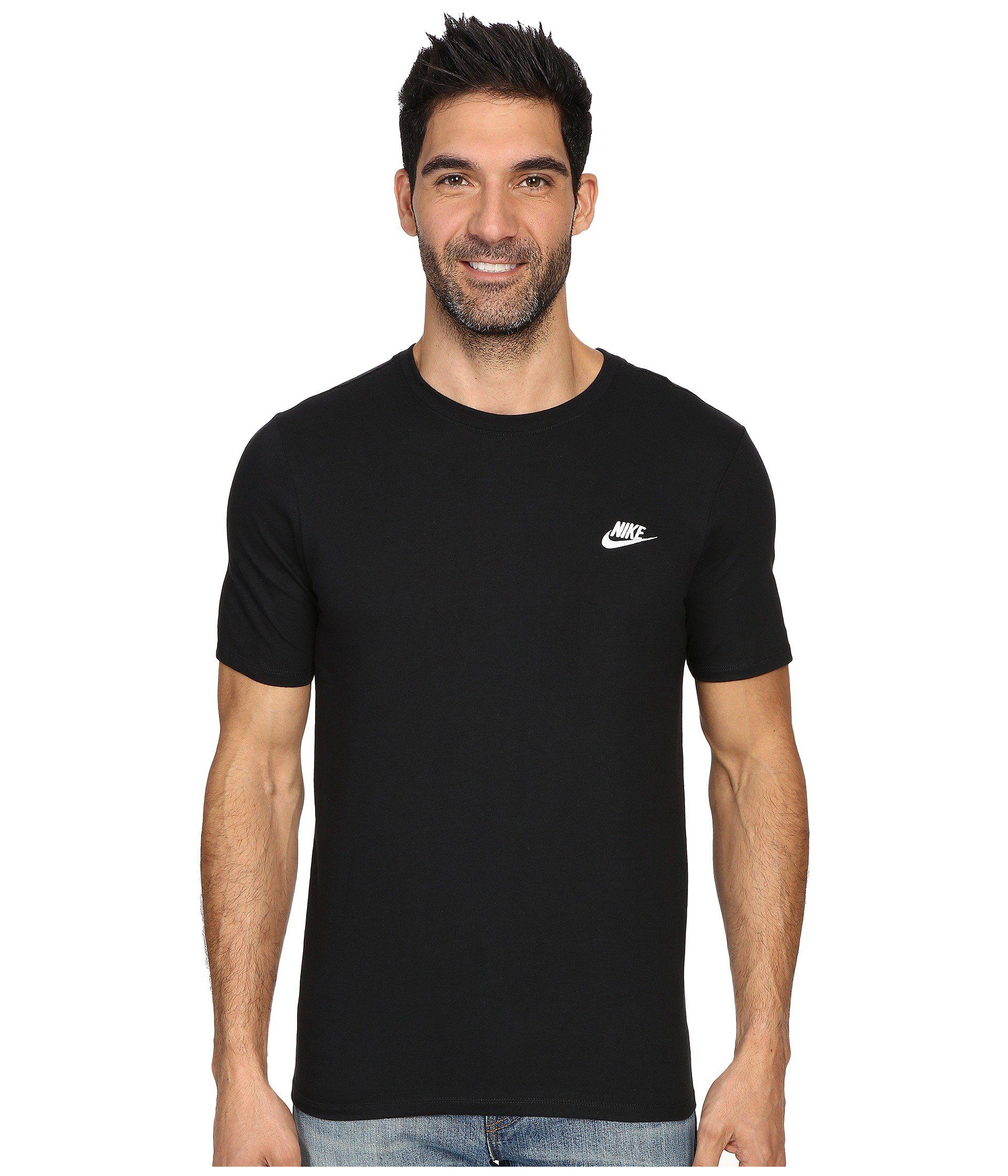 nike sportswear men's club embroidered futura tee