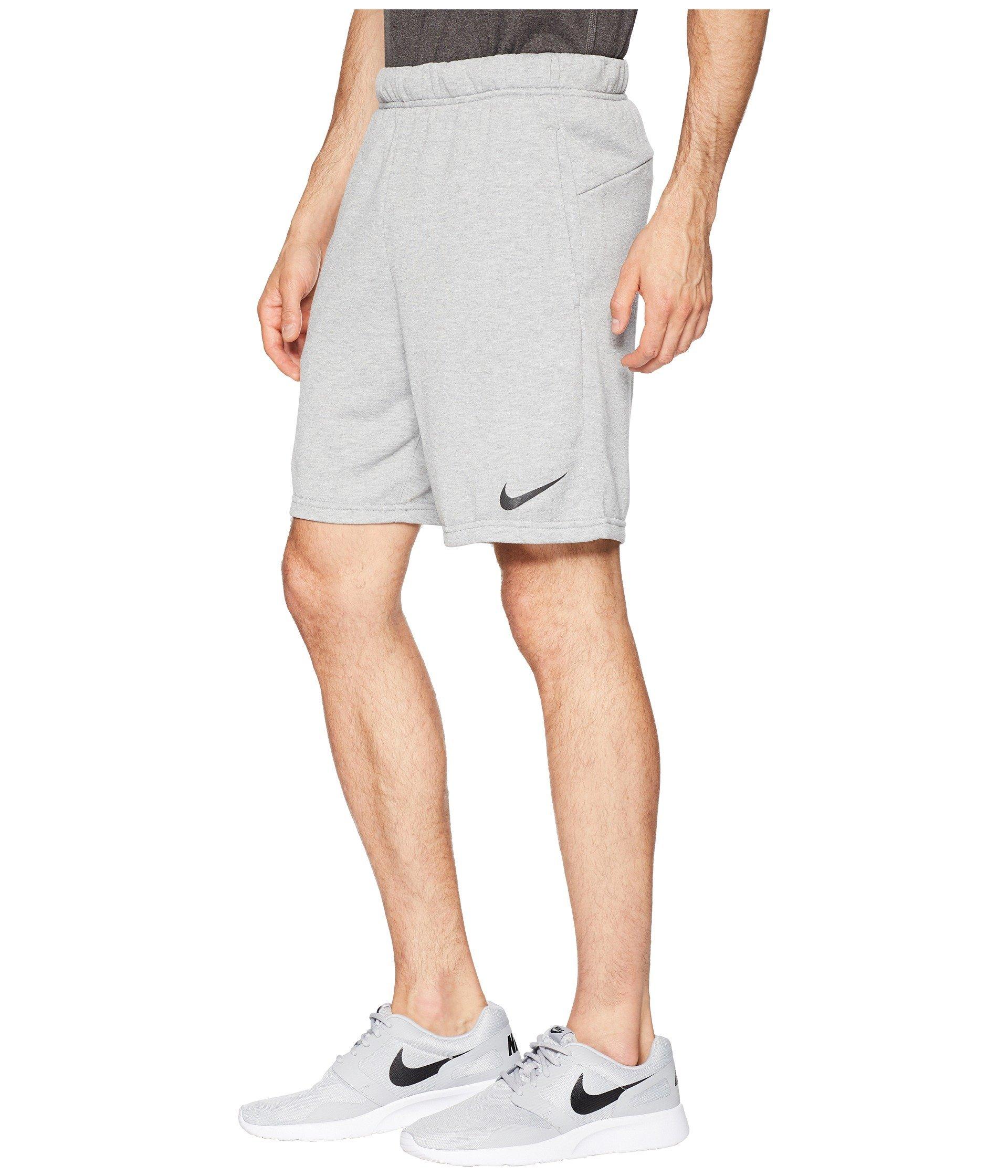 nike training dry hybrid fleece shorts