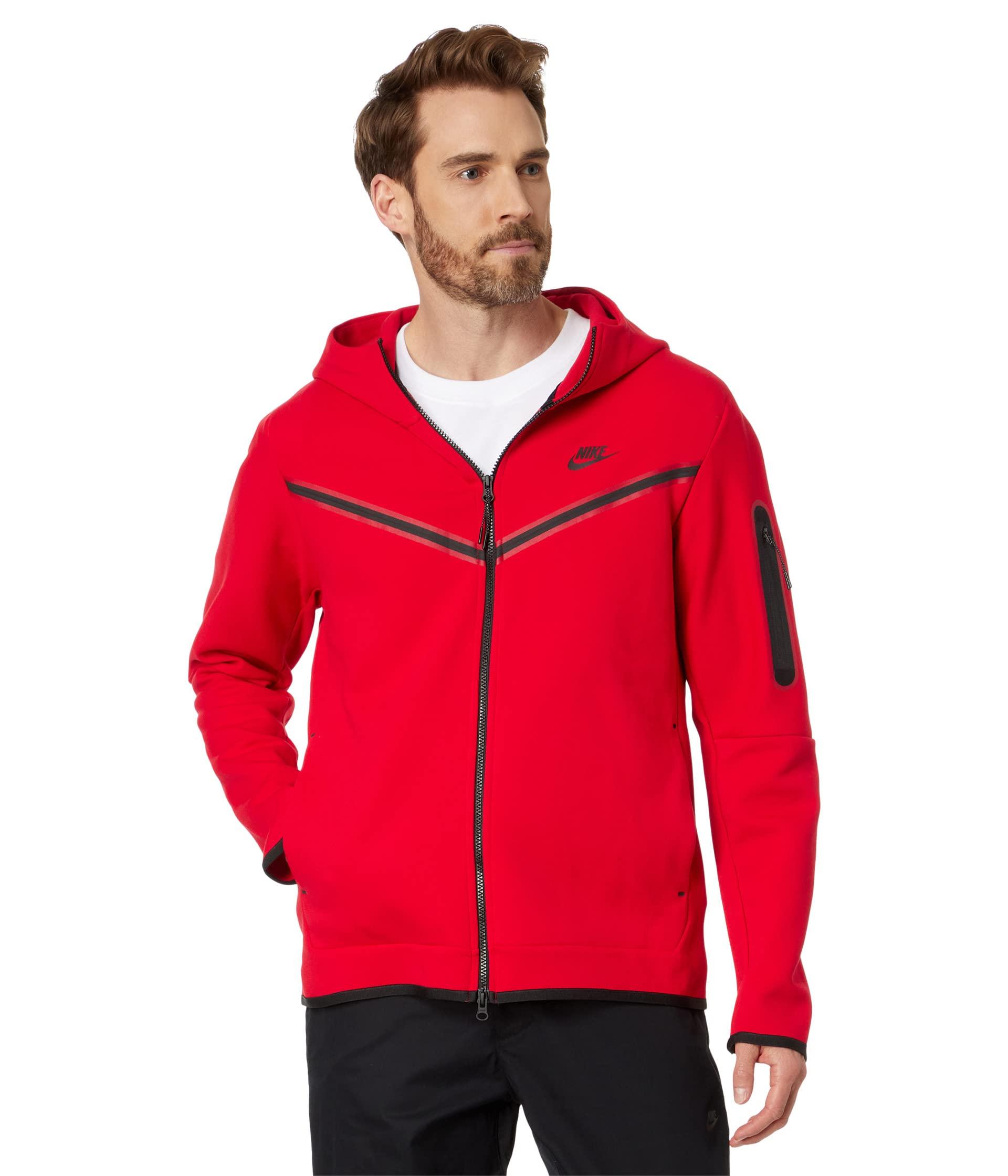 Nike Sportswear Tech Fleece Windrunner in Red for Men | Lyst