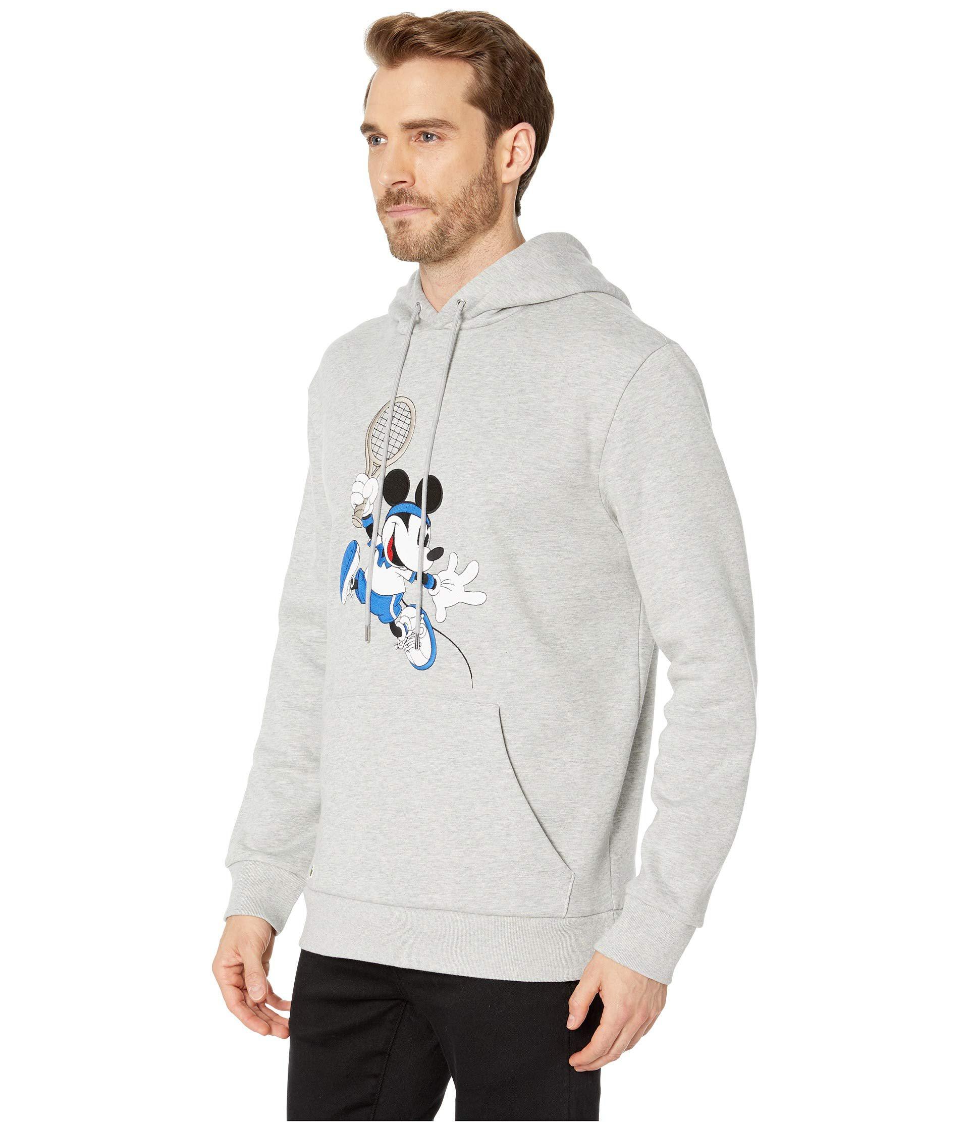 lacoste mickey hoodie