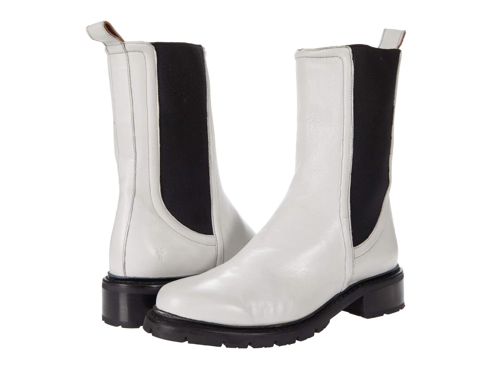 frye white boots
