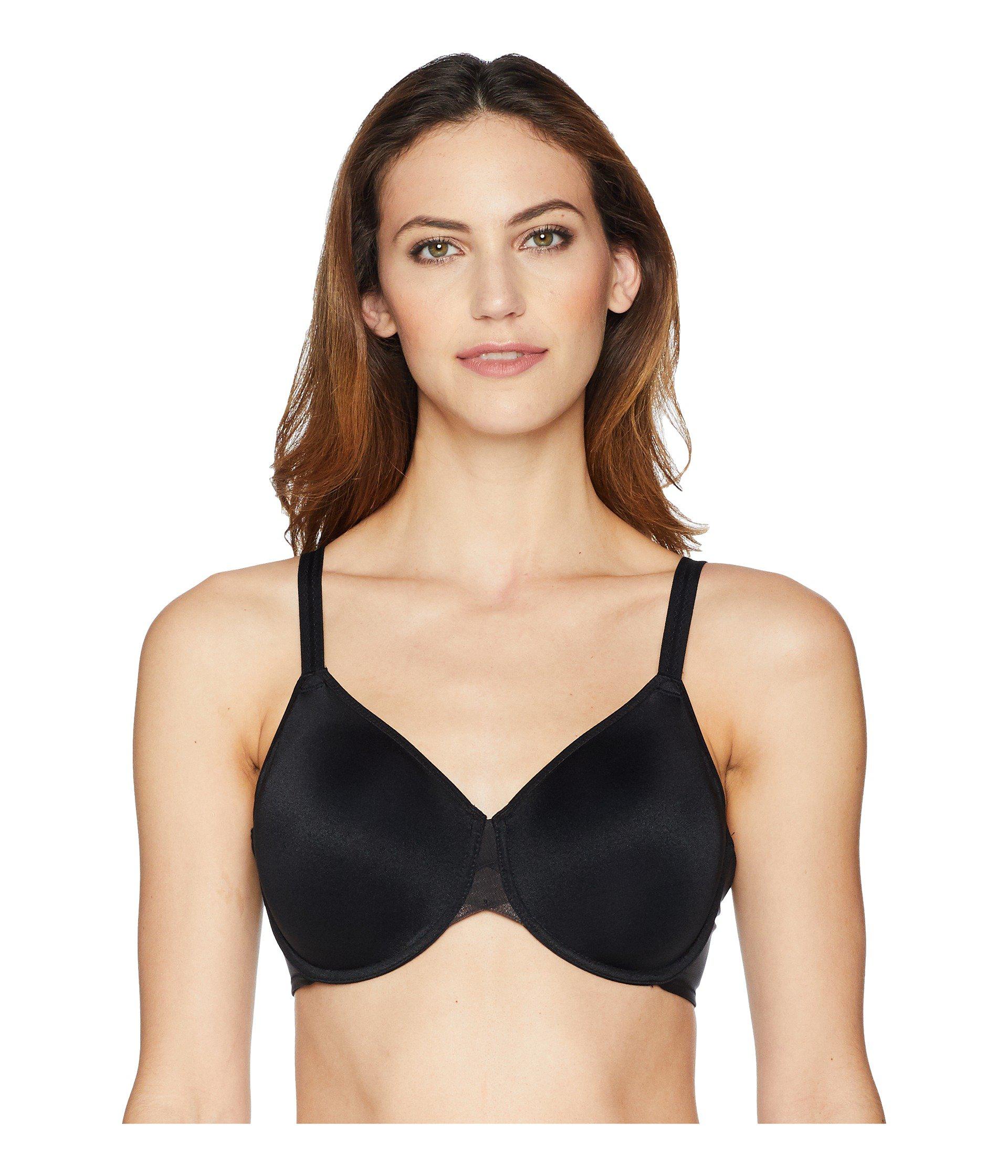 Wacoal Synthetic Precise Finish Minimizer Bra 857269 in Black Lyst