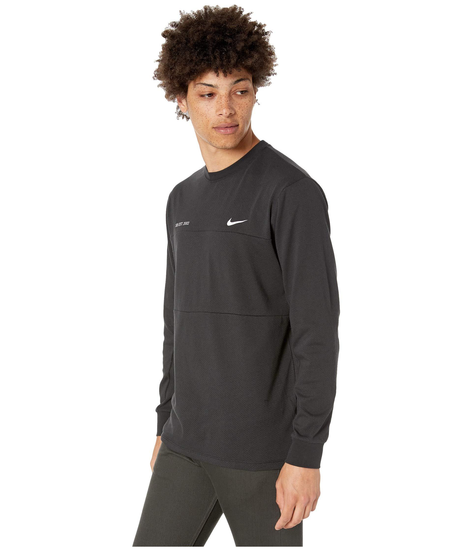 nike sb mesh long sleeve