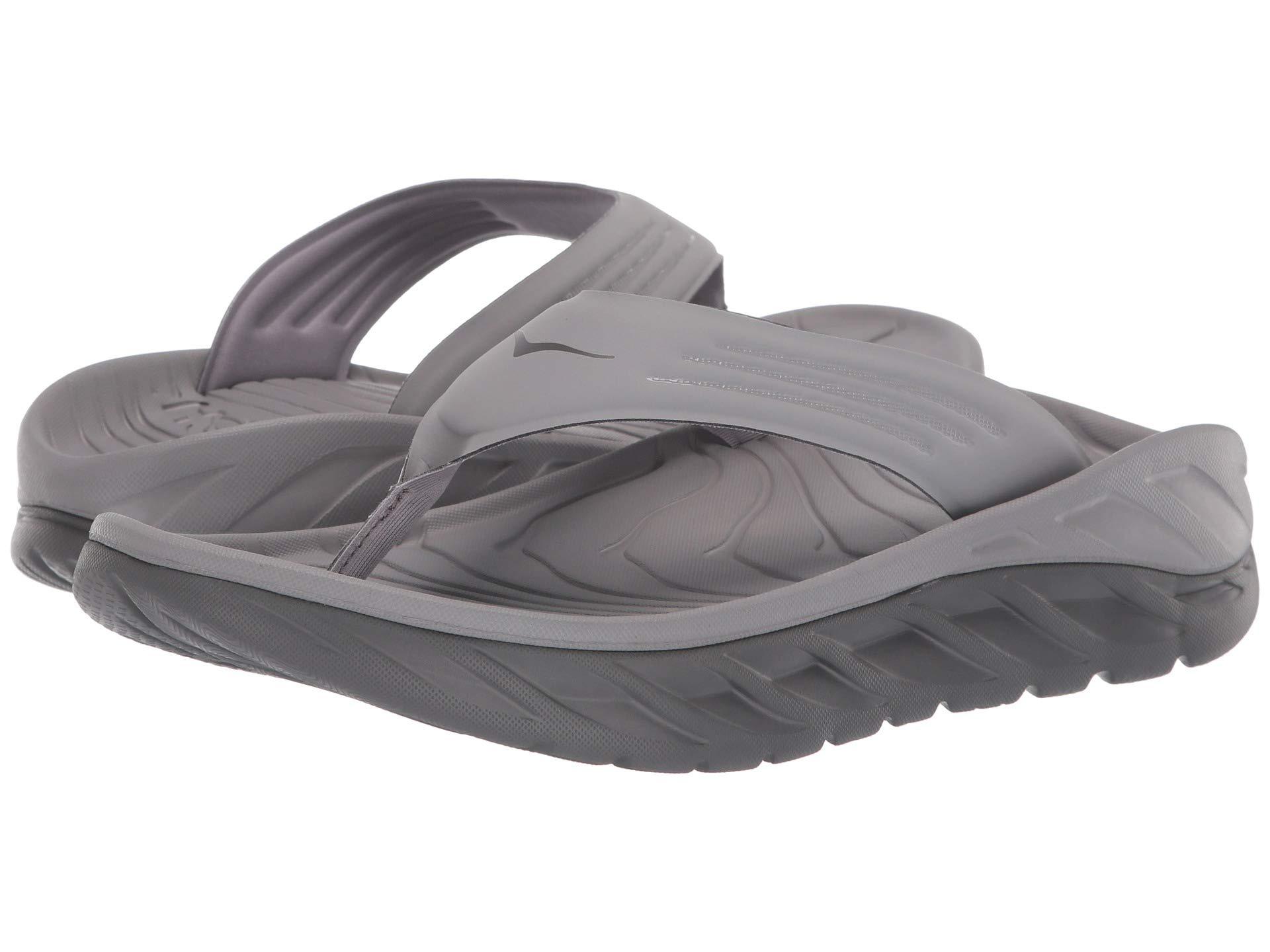 Hoka One One Ora Recovery Flip in Gray for Men | Lyst